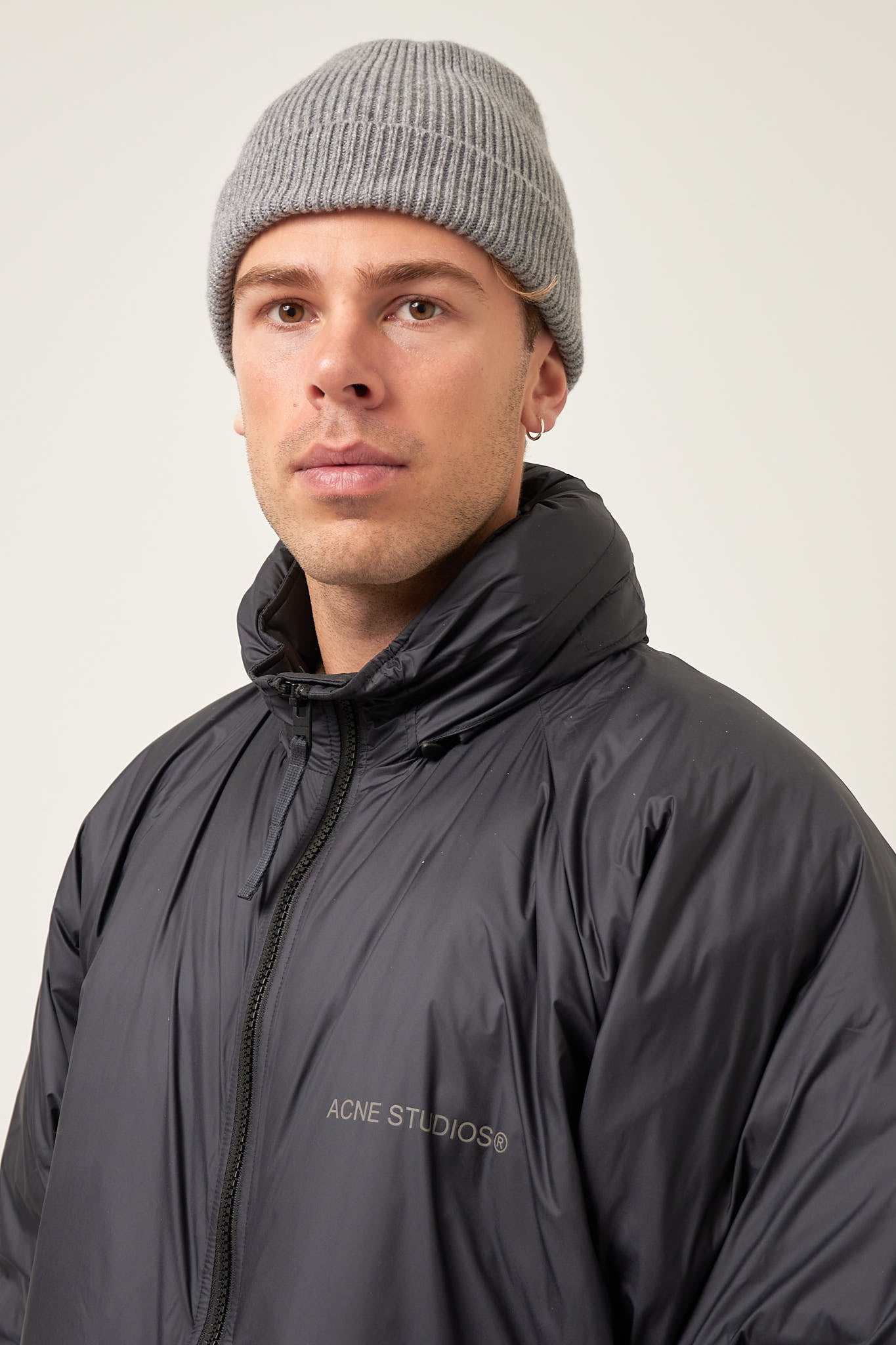 Winter Cashmere Beanie Light Grey Online Hot Salg