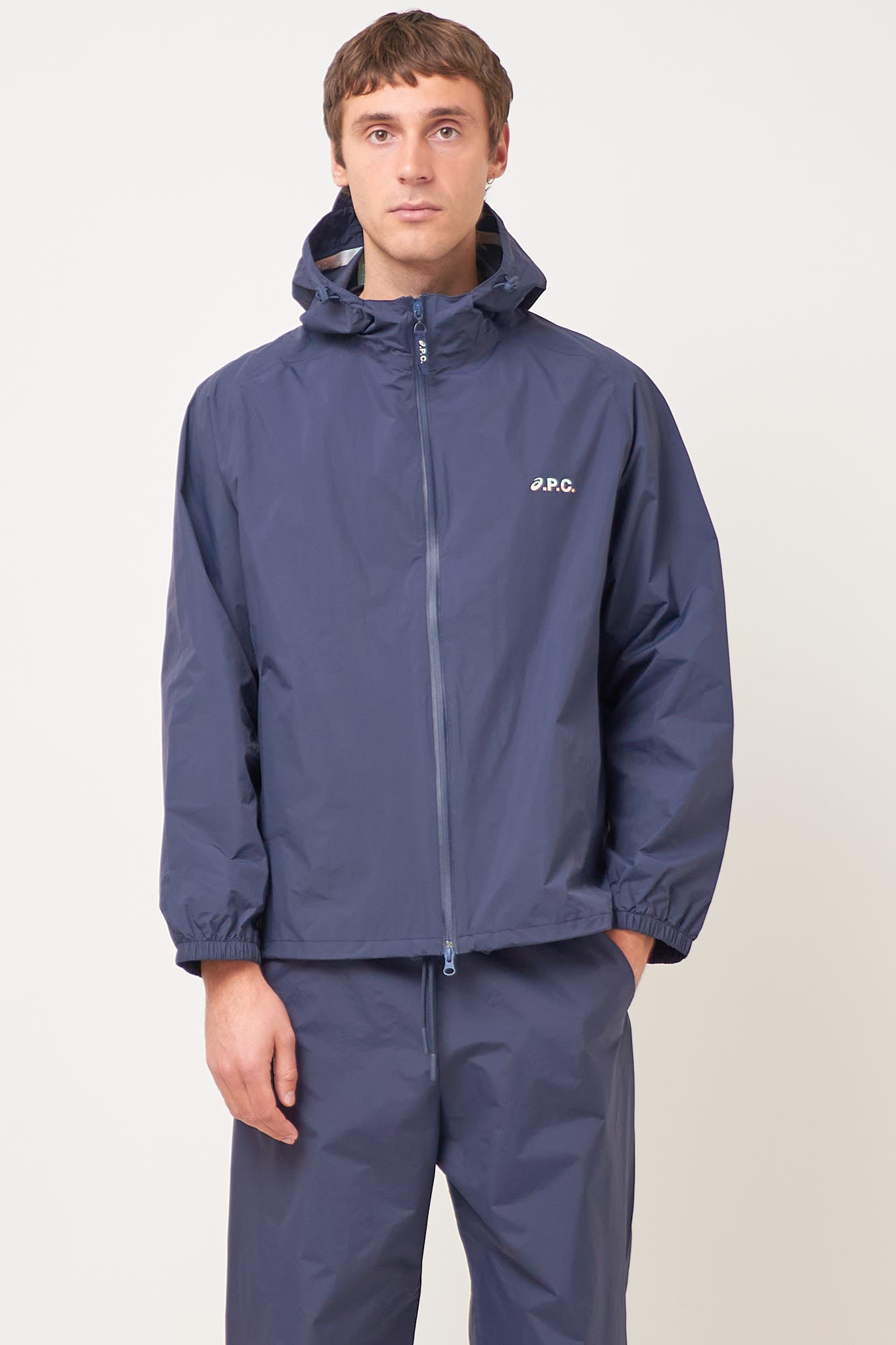 Asics x A.P.C. Meadow Jacket Dark Navy Mode