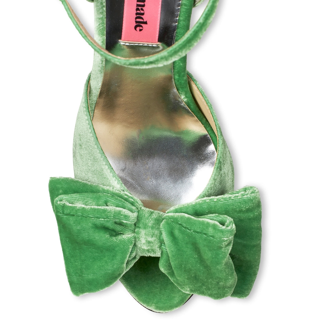 Custommade Marita Velvet Stilet Kelly Green Mode