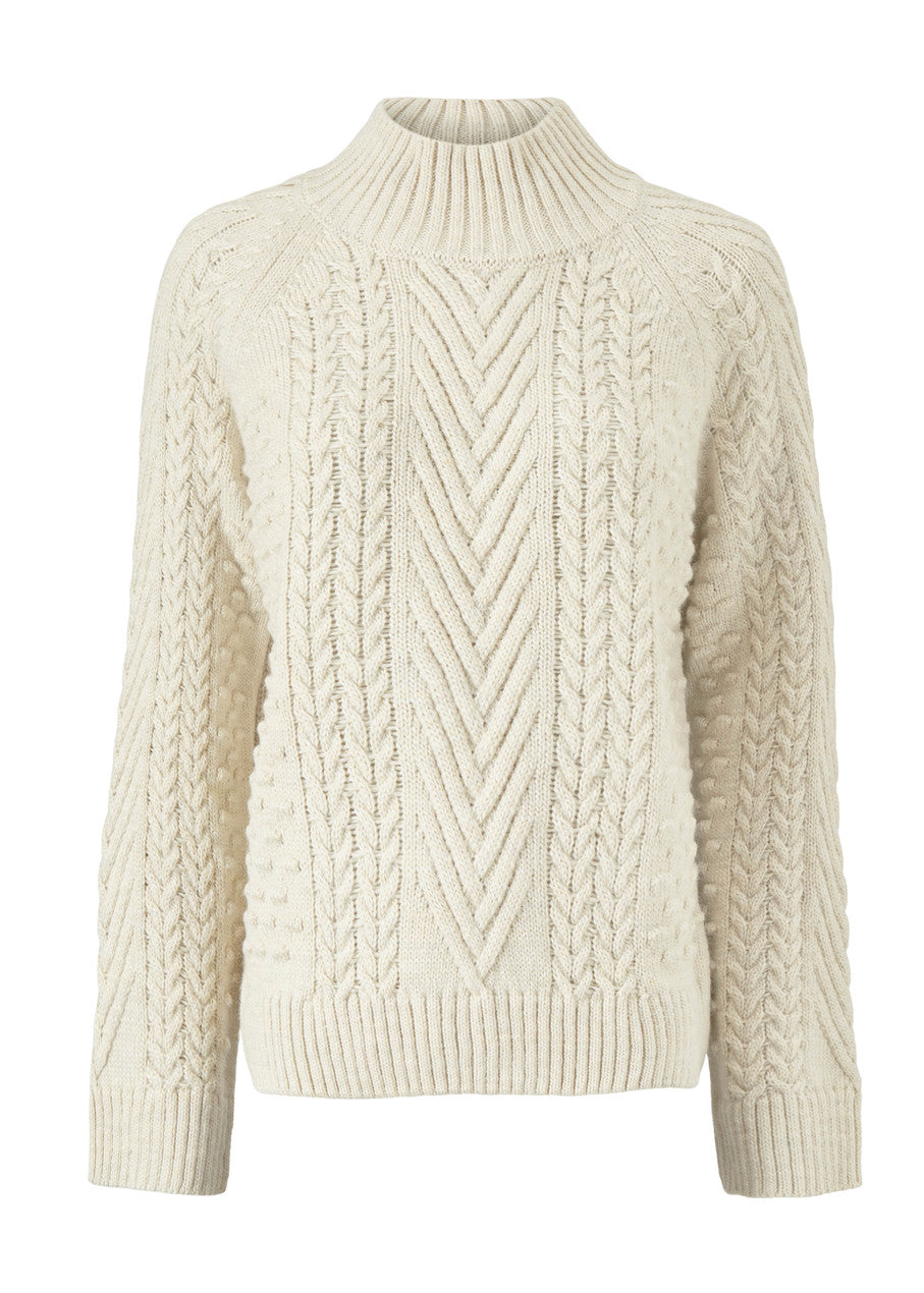Modström Minnie T-Neck Strik Off White