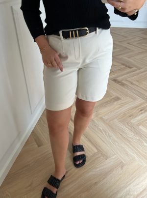 Object Lisa MW Wide Shorts Sandshell Udsalg