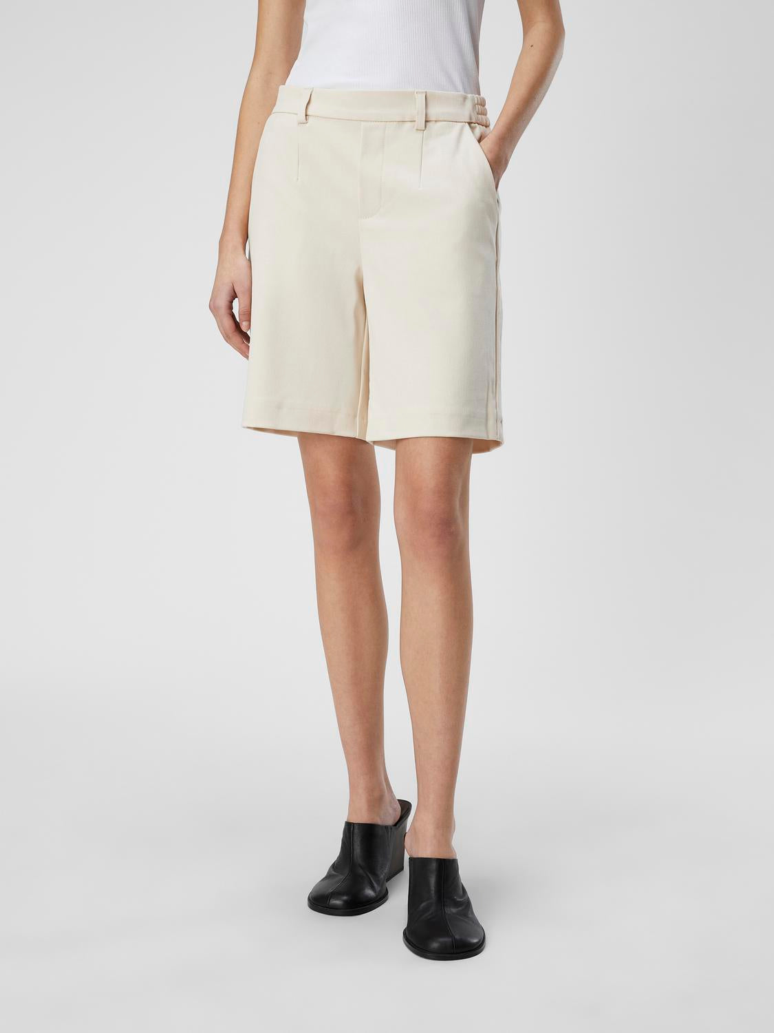 Object Lisa MW Wide Shorts Sandshell Udsalg