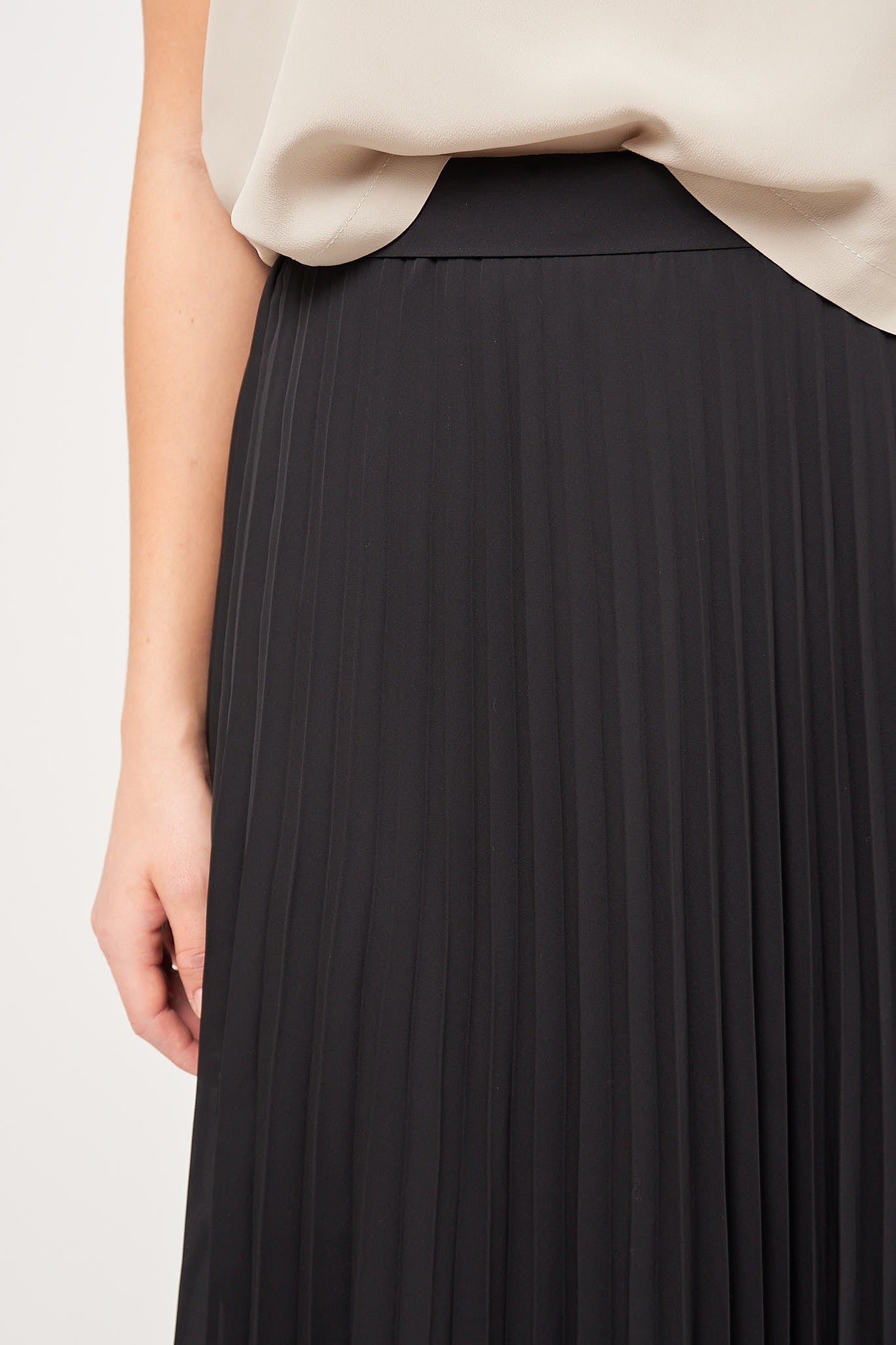 Pleated Skirt Black Online nu