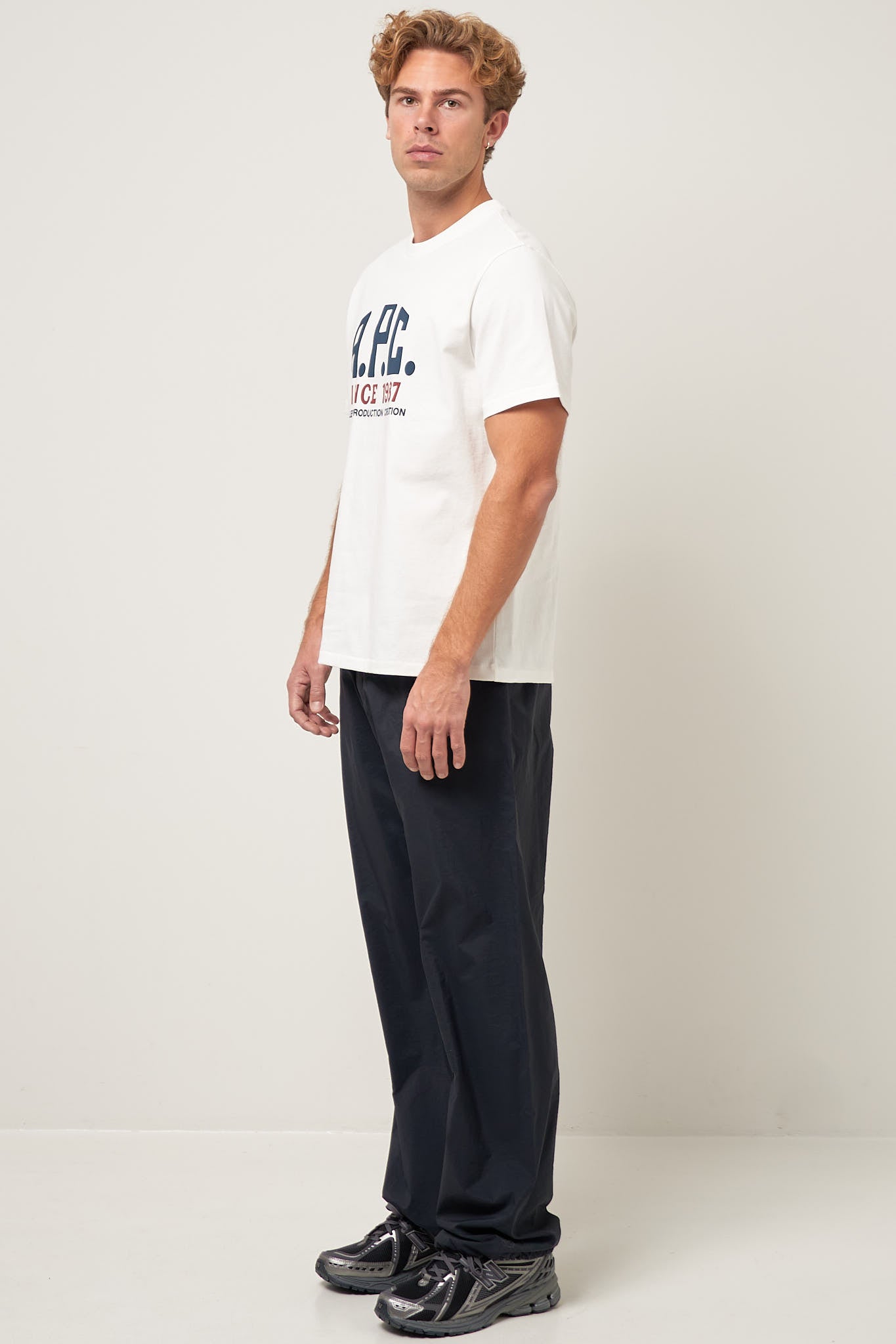 Print Label T-Shirt White Online Hot Salg
