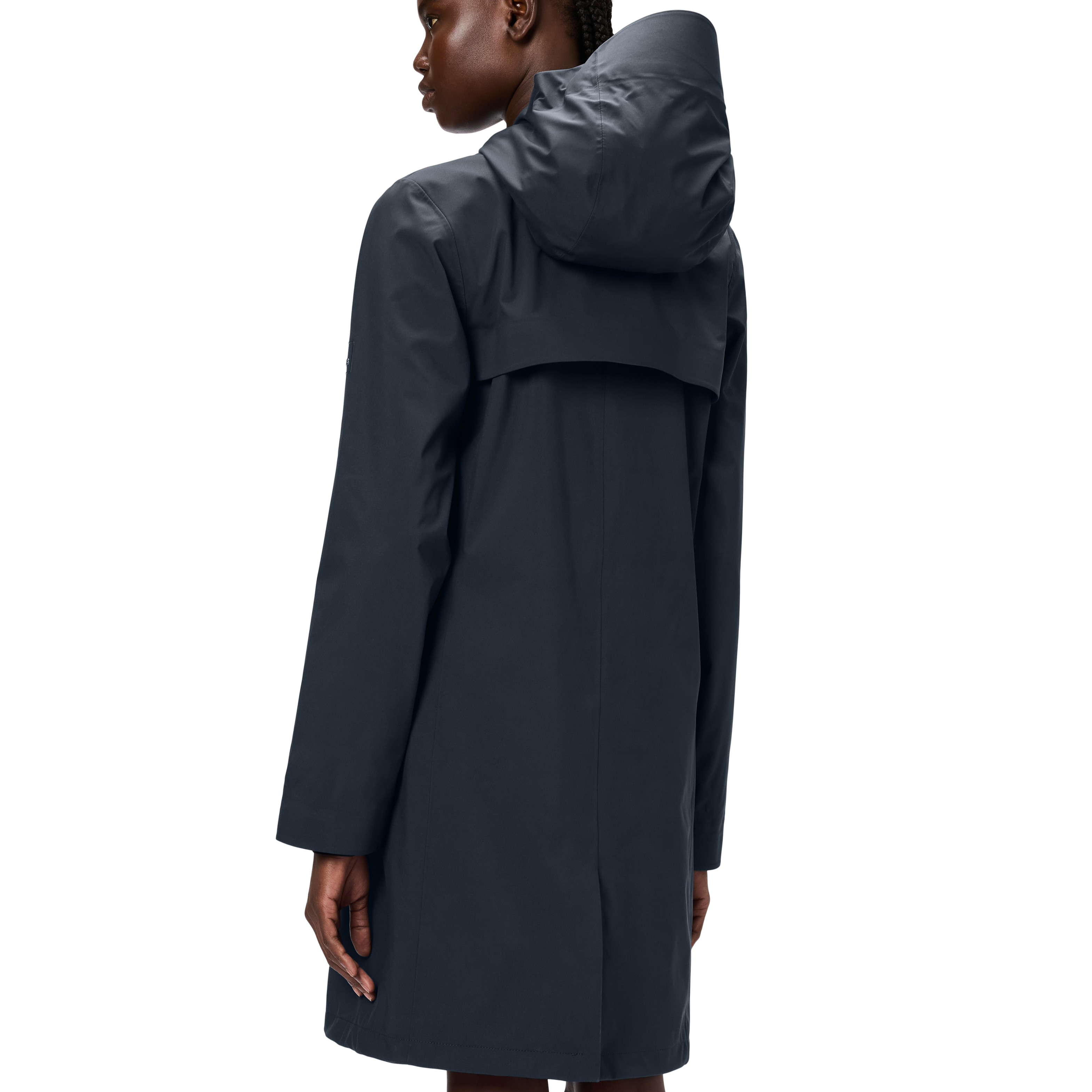 Rains Suva Hardshell Long W3 Jakke Navy