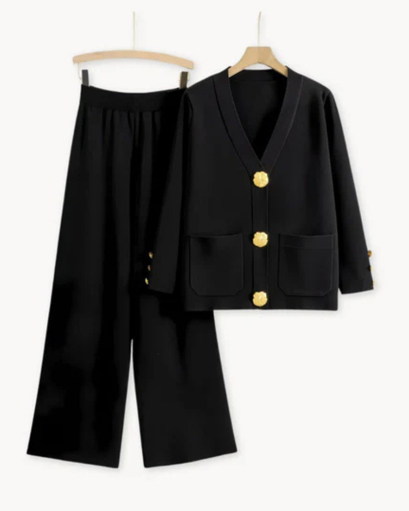 Eva | Stilfuldt cardigan-sæt