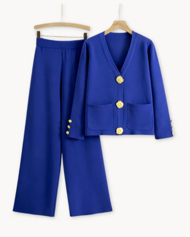 Eva | Stilfuldt cardigan-sæt