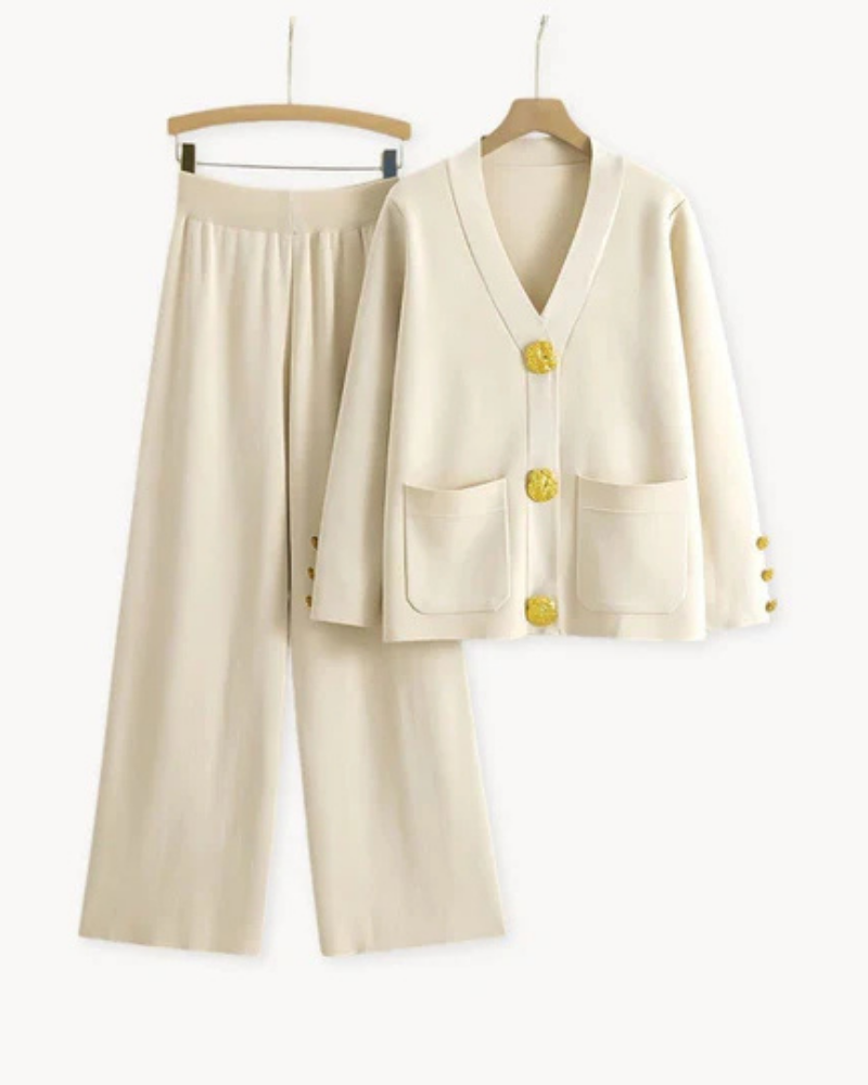 Eva | Stilfuldt cardigan-sæt