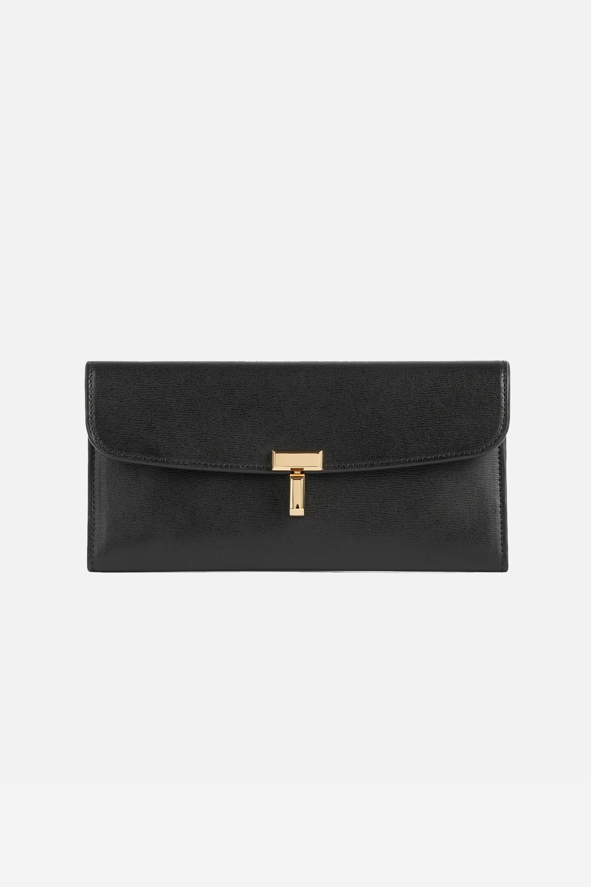T-Lock Leather Wallet Black Rabat