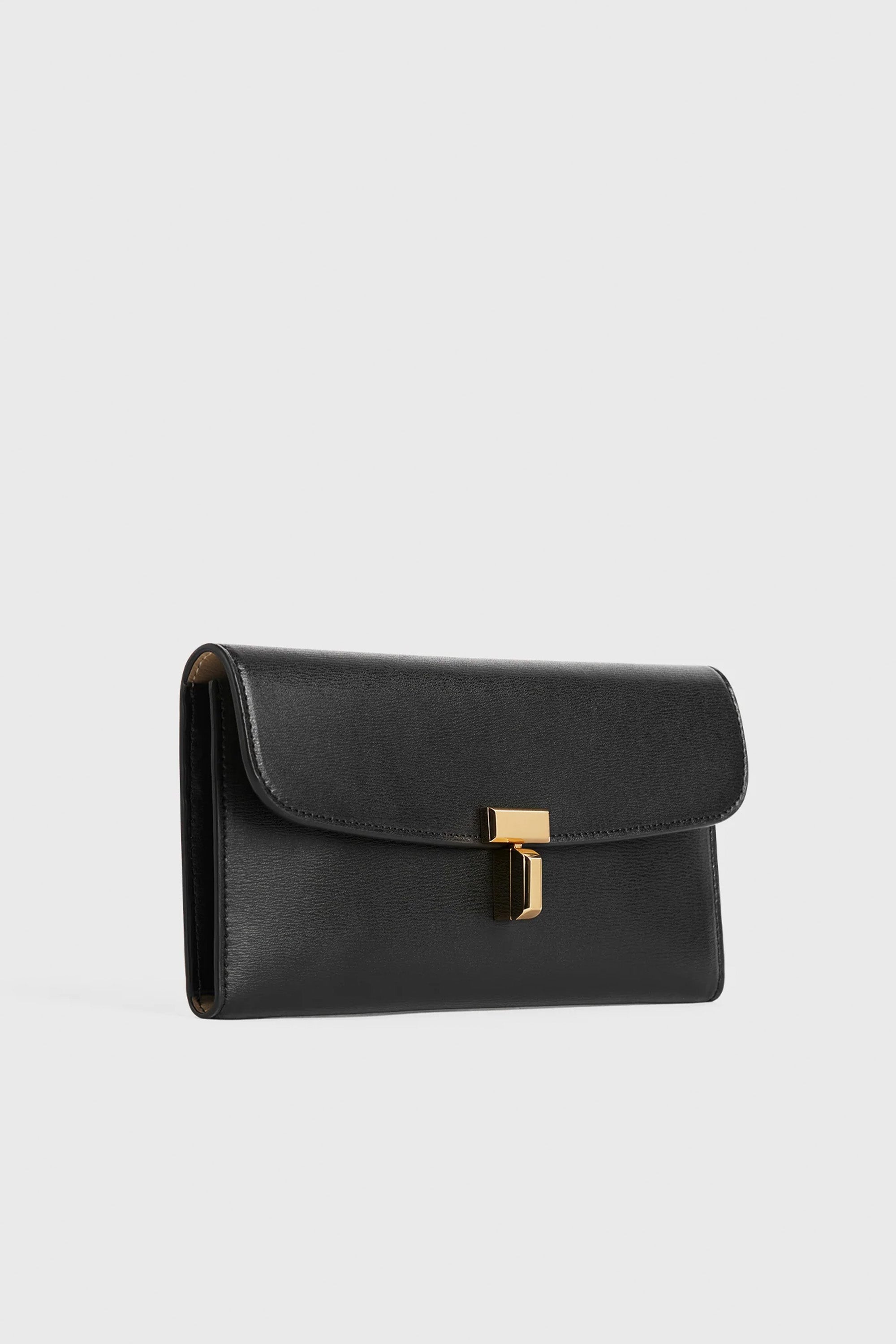 T-Lock Leather Wallet Black Rabat
