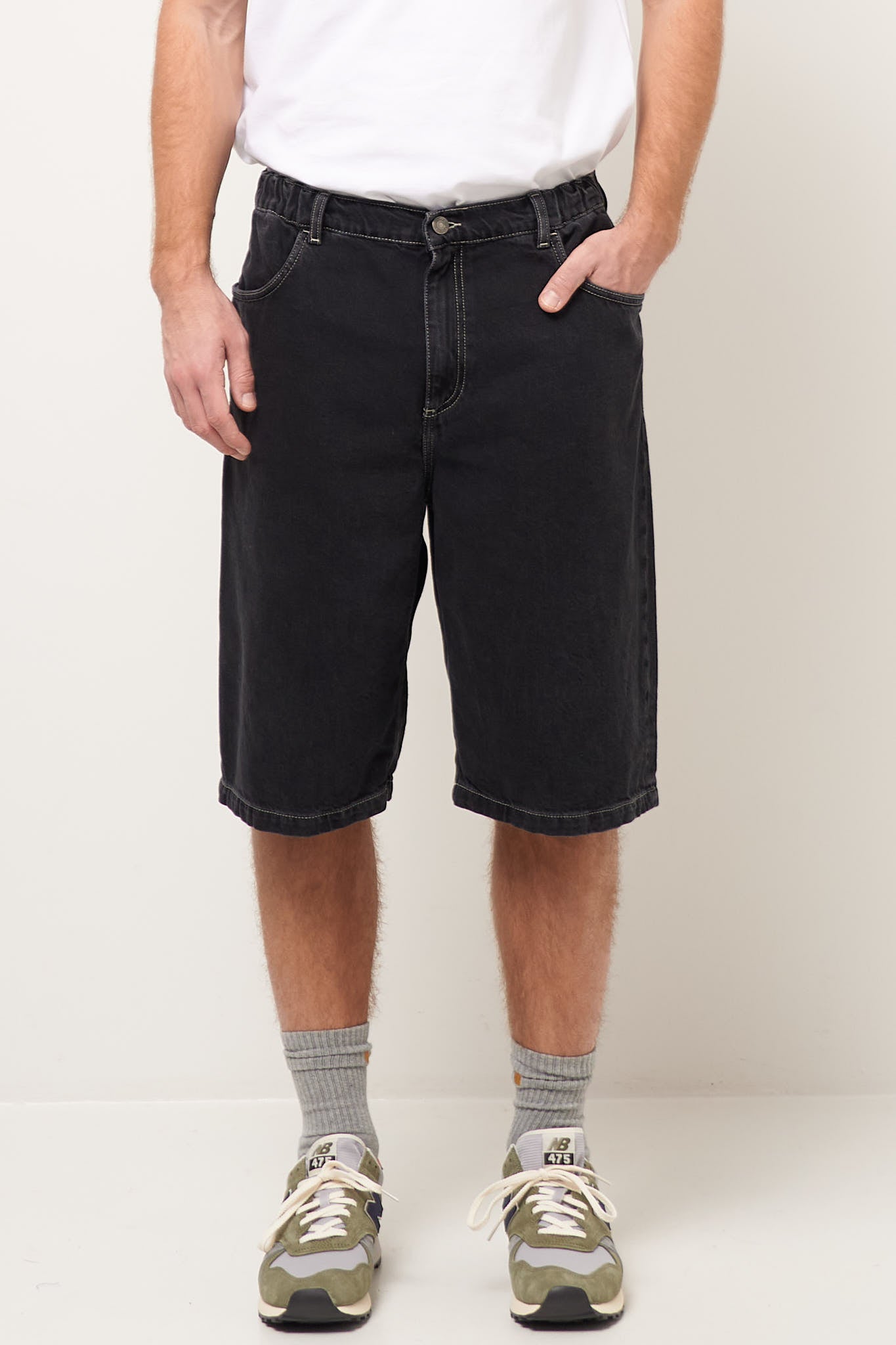 Yopday Shorts Black Vintage Online Hot Salg