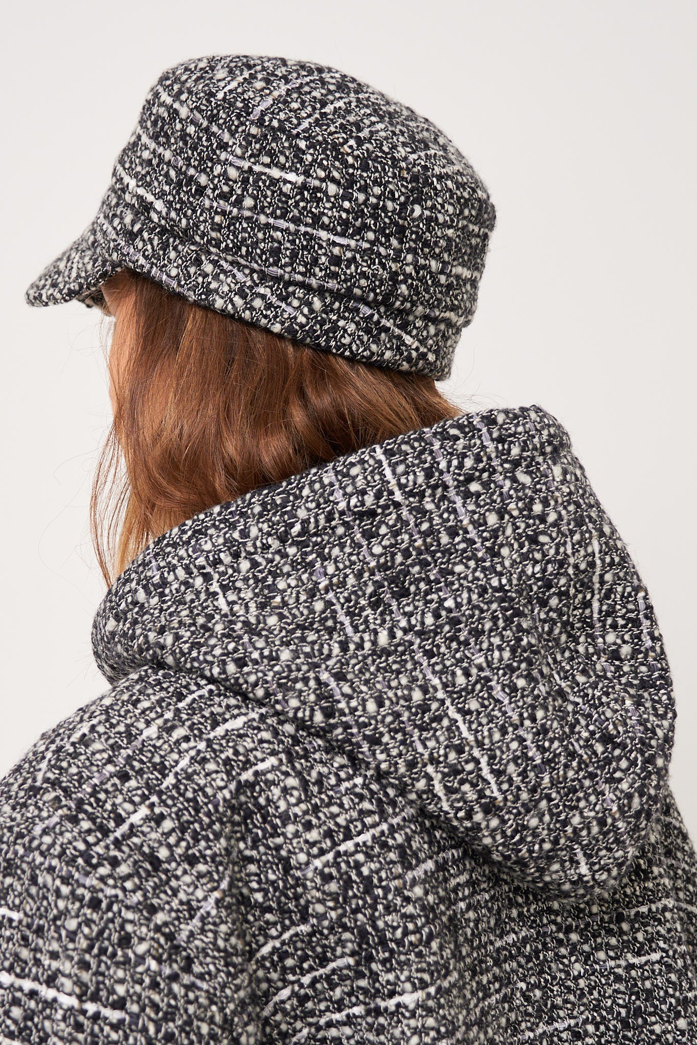 Bouclé City Hat Salt/Pepper