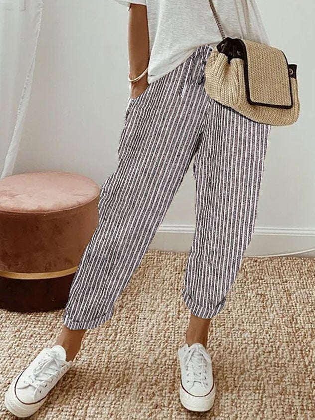 Eliana | Anti-Sweat Luxe-bukser i hør