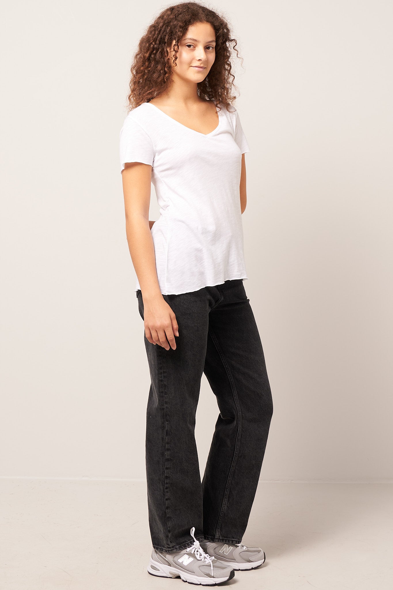 Jacksonville V-neck T-shirt White Online