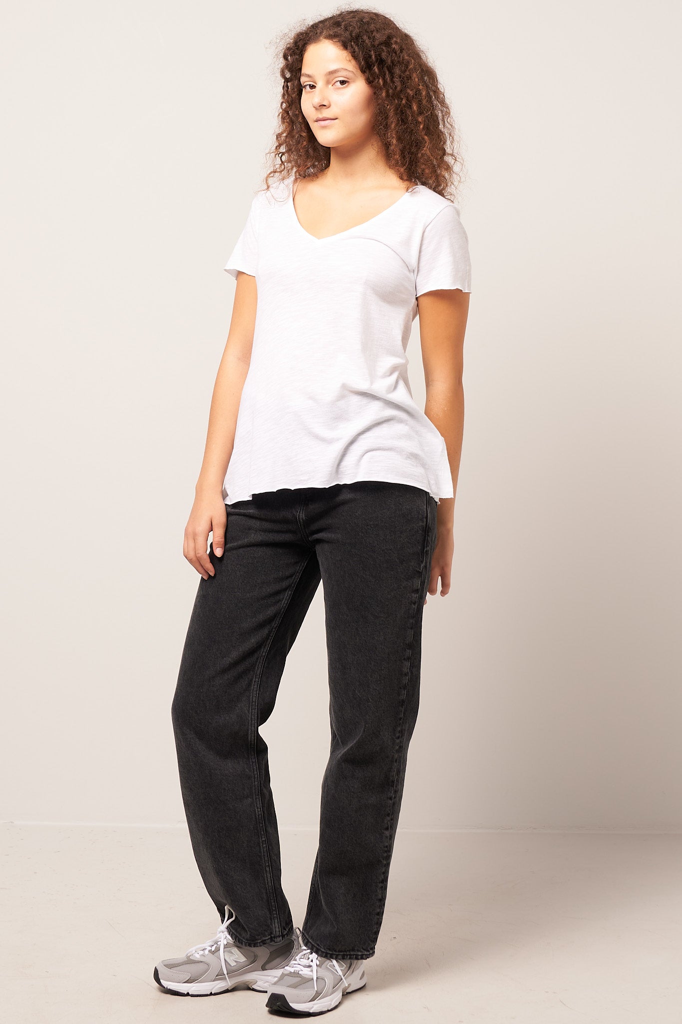 Jacksonville V-neck T-shirt White Online