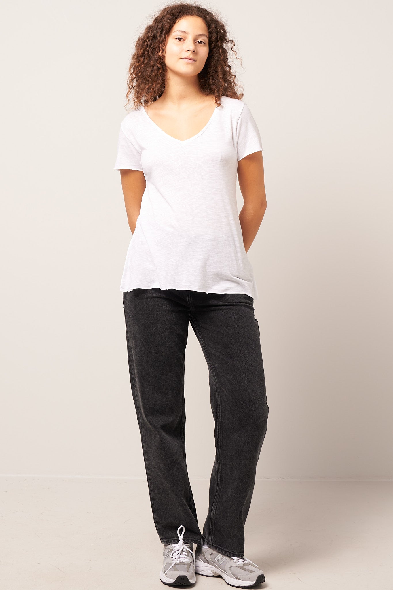 Jacksonville V-neck T-shirt White Online