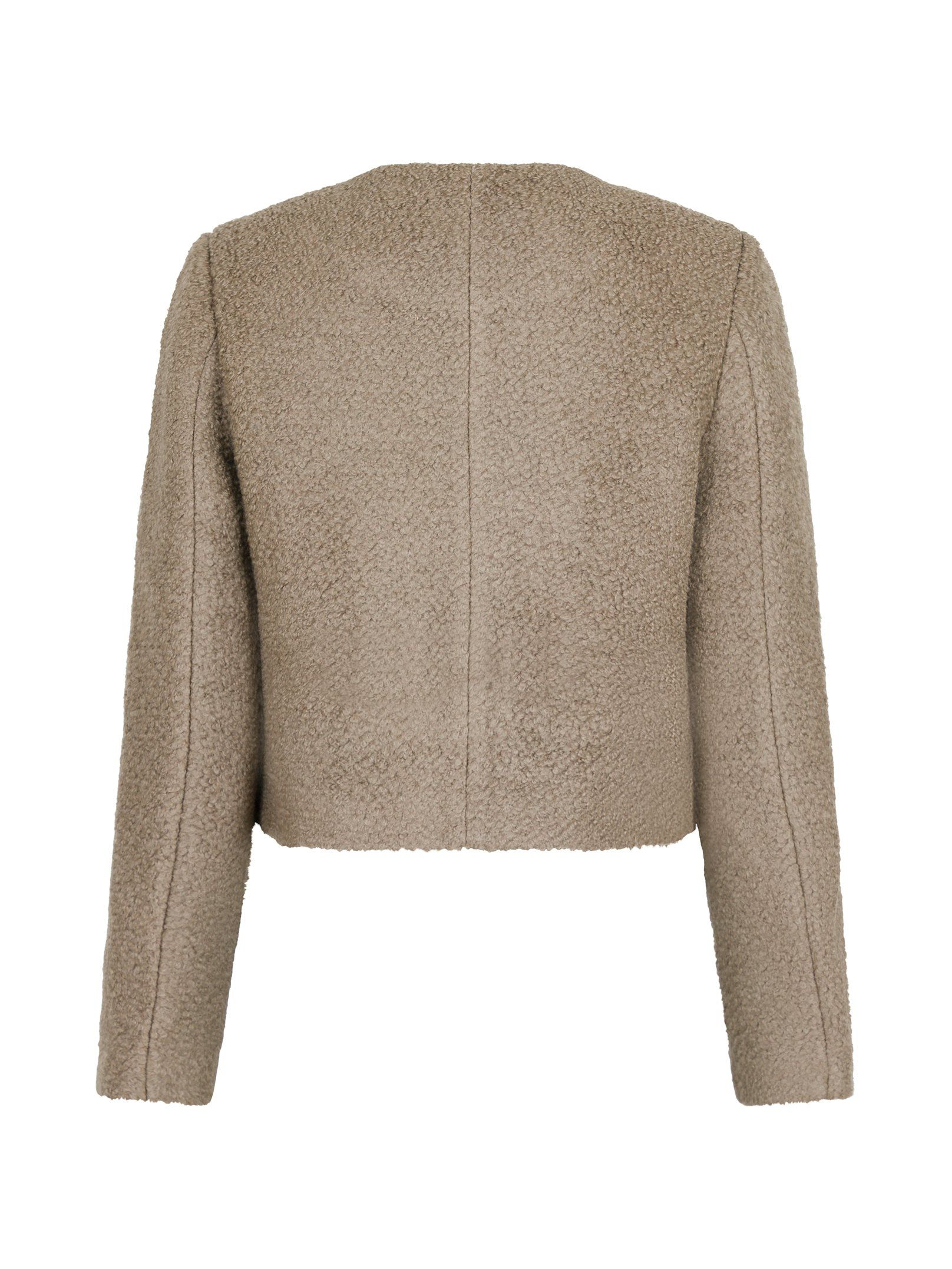 Neo Noir Holly Structure Jakke Warm Grey Hot på udsalg