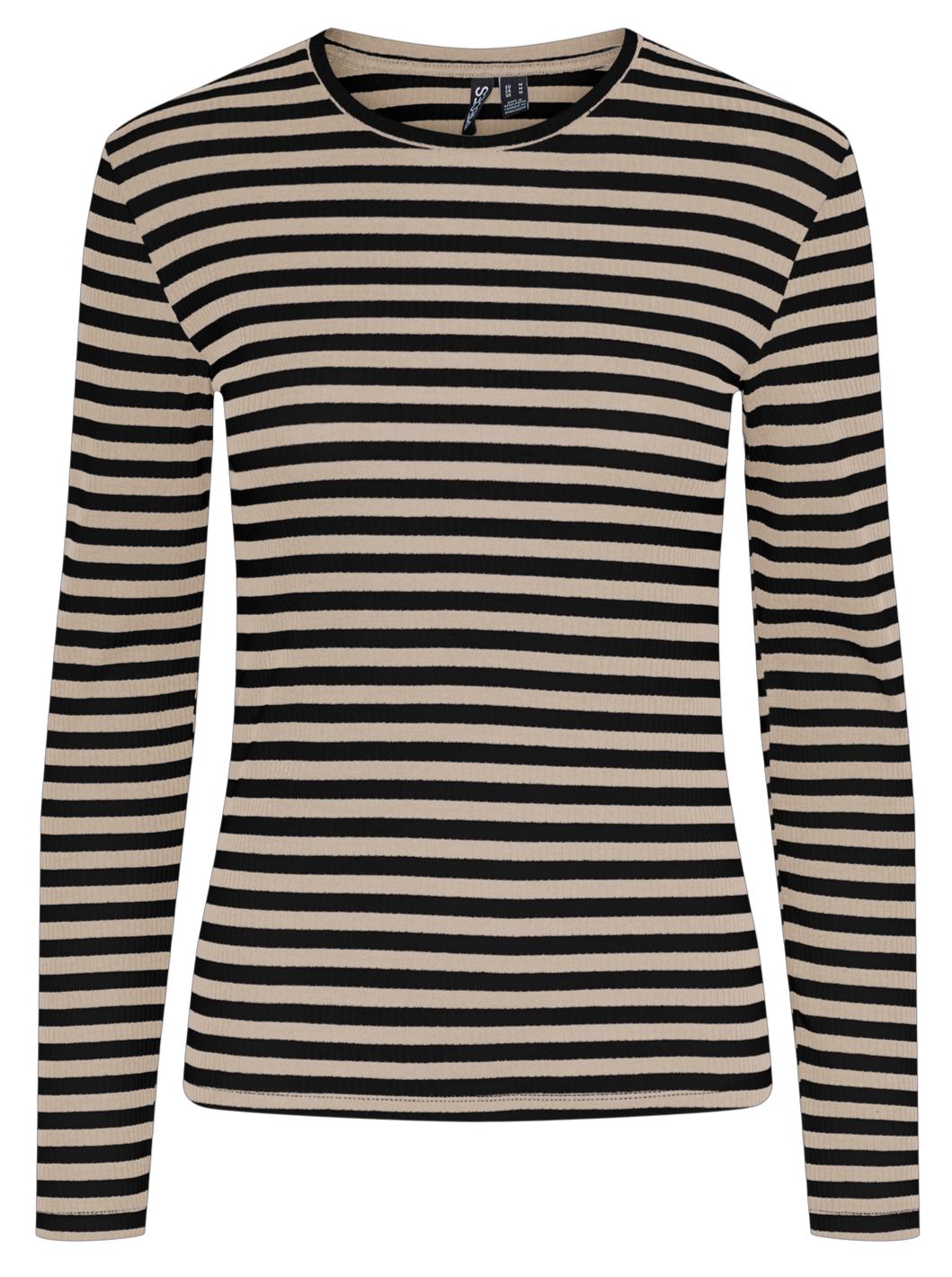 Pieces Ruka LS Top SilverMink/Black NO25