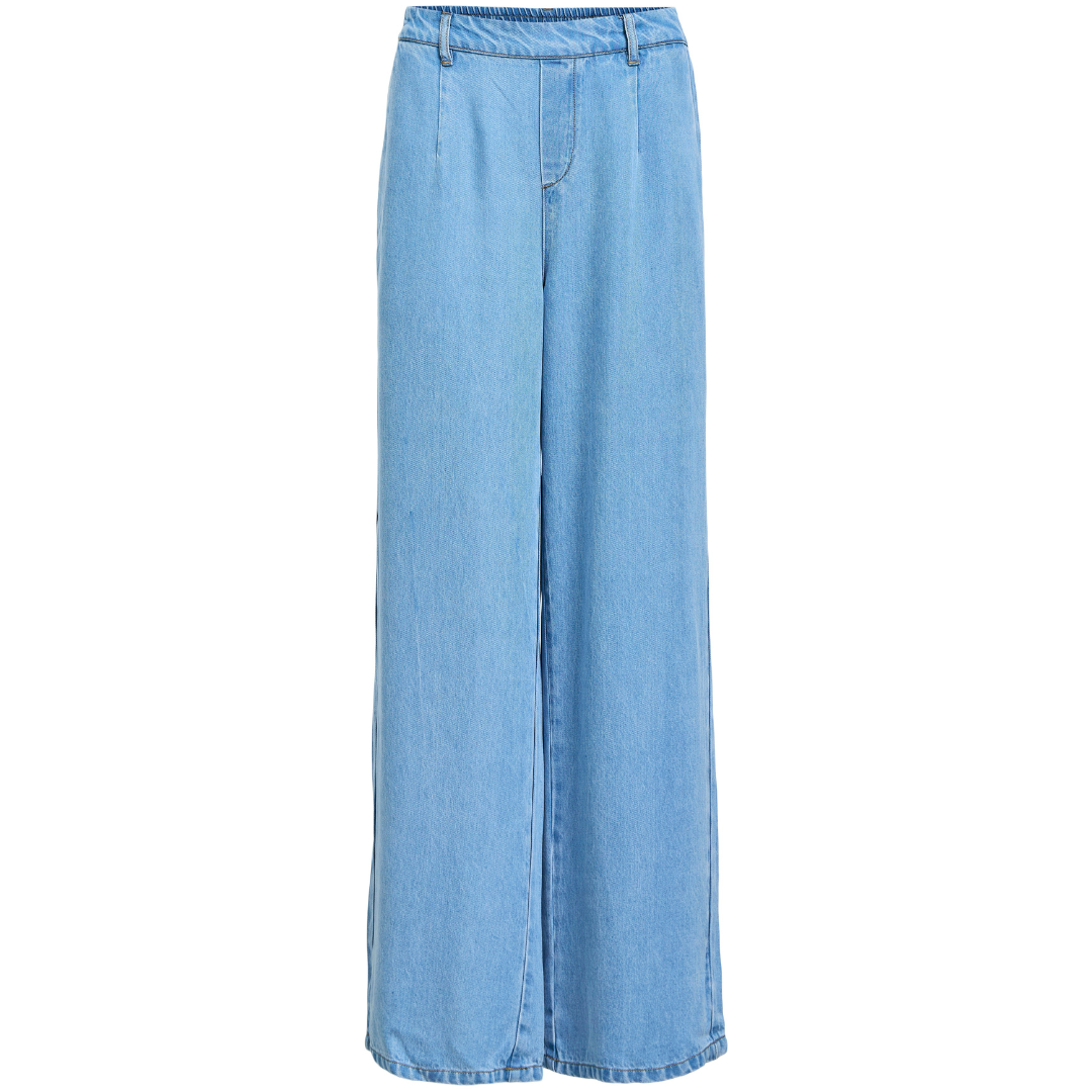 Object Frame Lisa Wide MW Bukser NOS25 Light Blue Denim