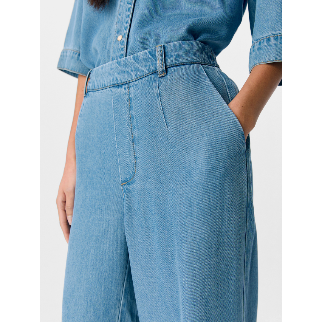 Object Frame Lisa Wide MW Bukser NOS25 Light Blue Denim