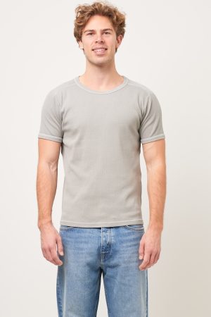 Rib Tee Grey
