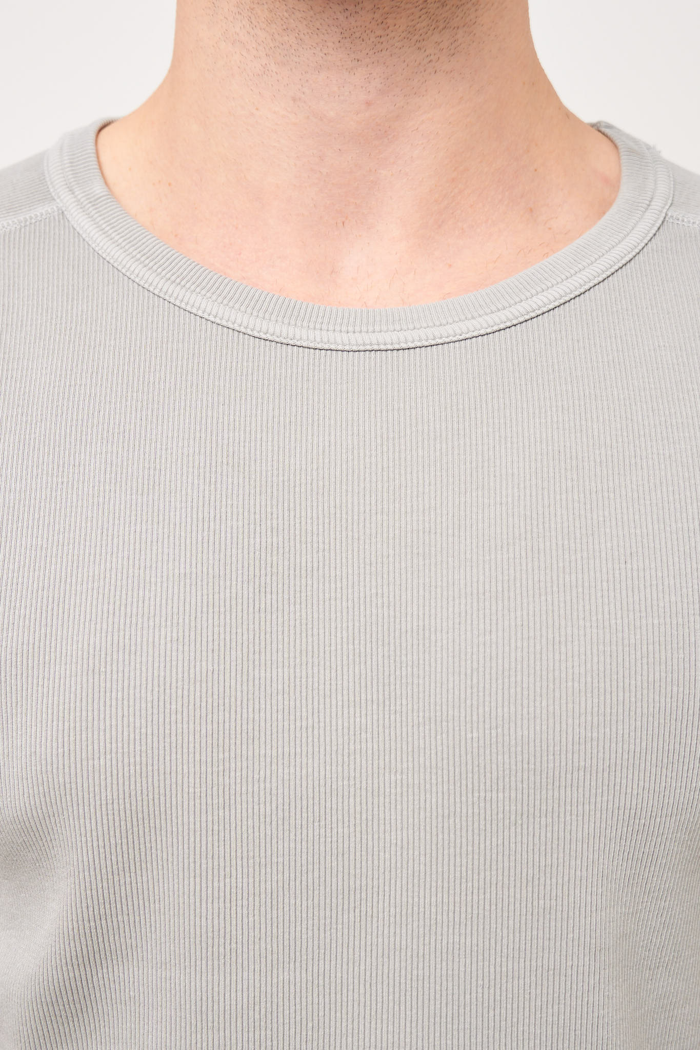 Rib Tee Grey