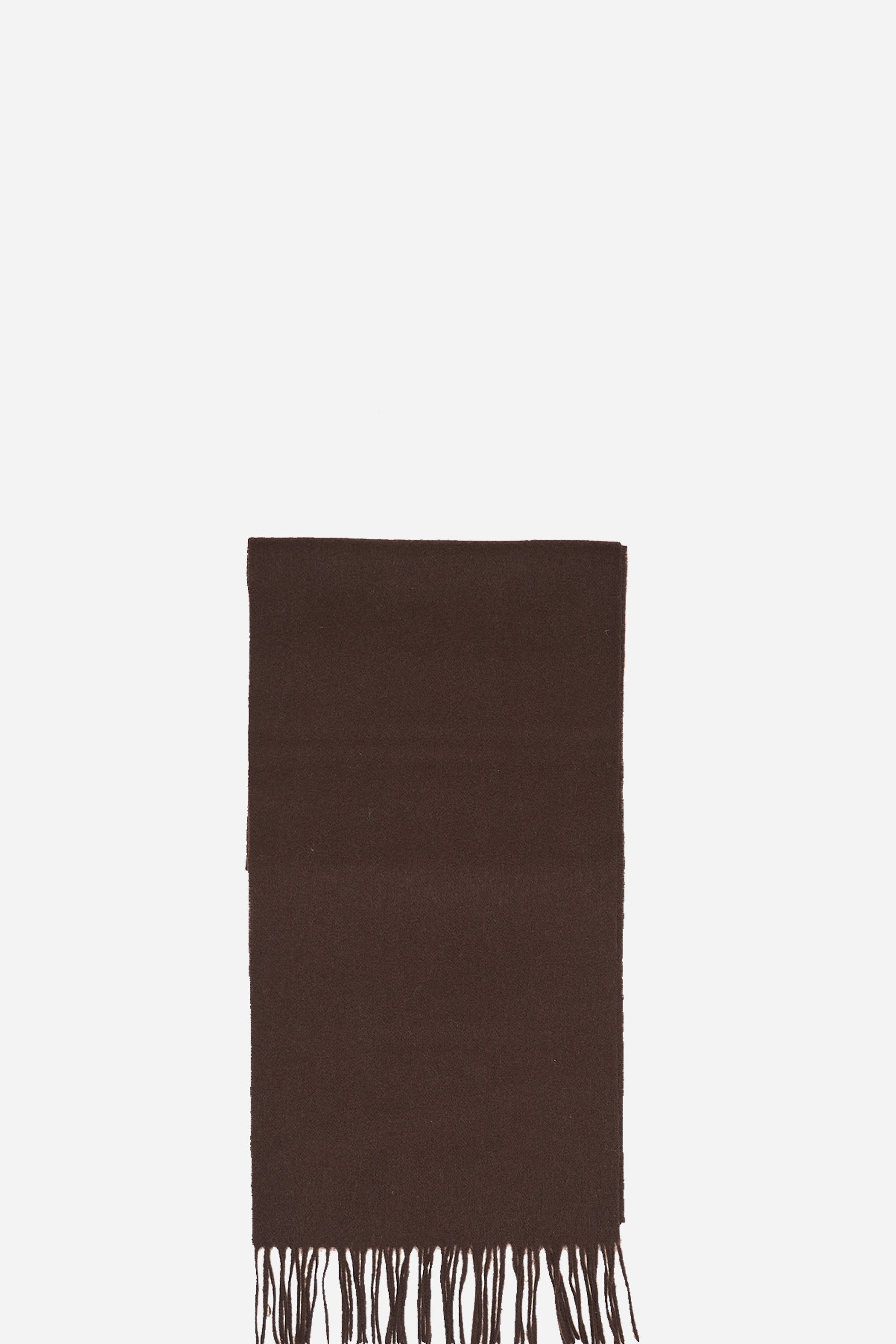 Soft Wool Scarf Chocolate Brown