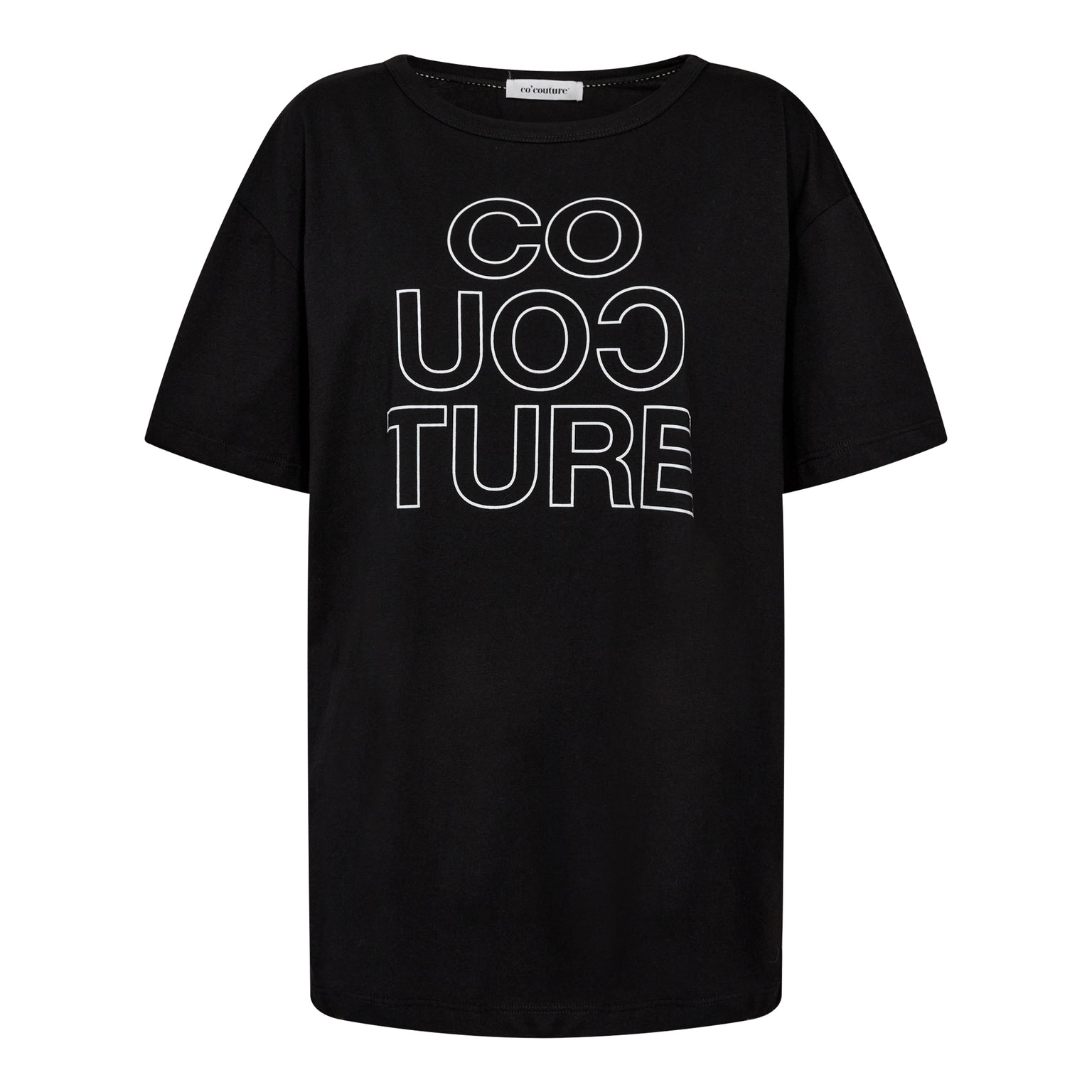 Co'Couture Outline Oversize T-shirt Black