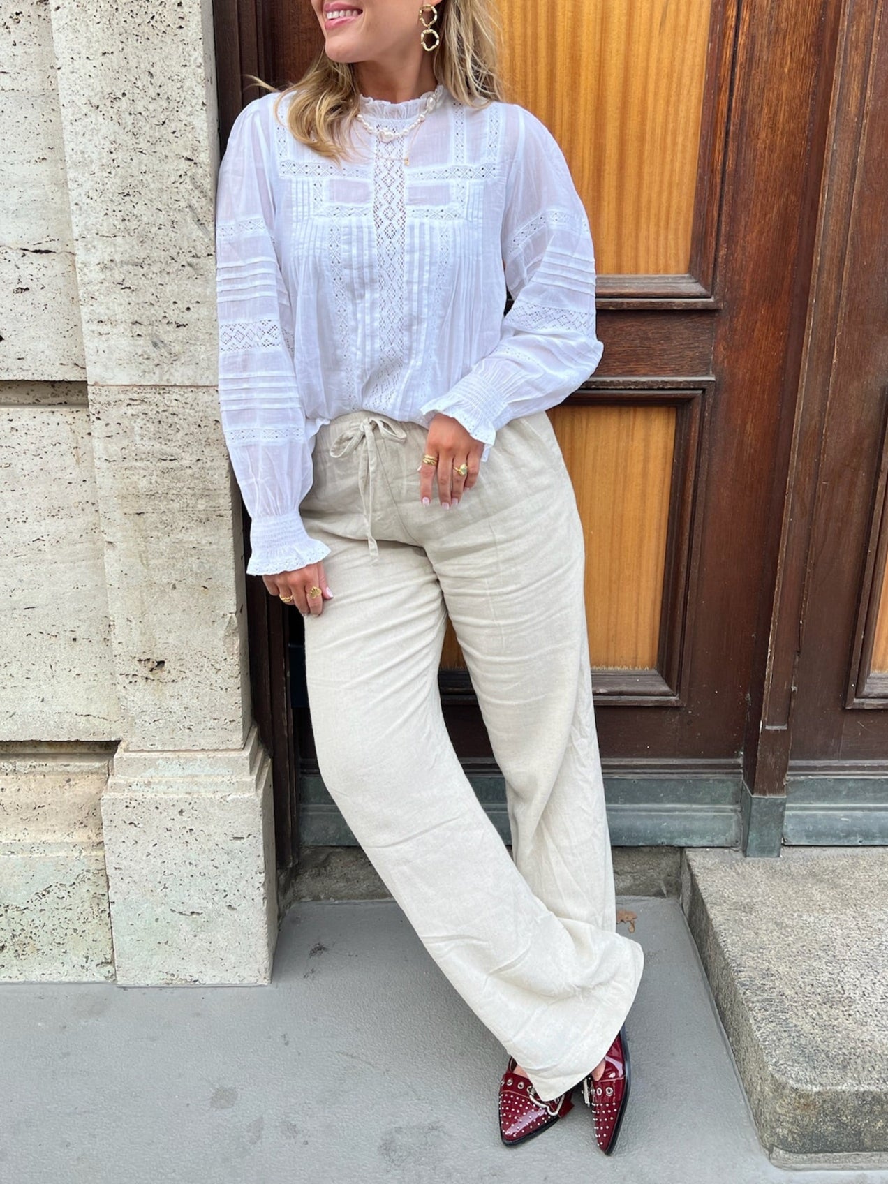 Neo Noir Ebba S Voile Blue NOS25 White Online