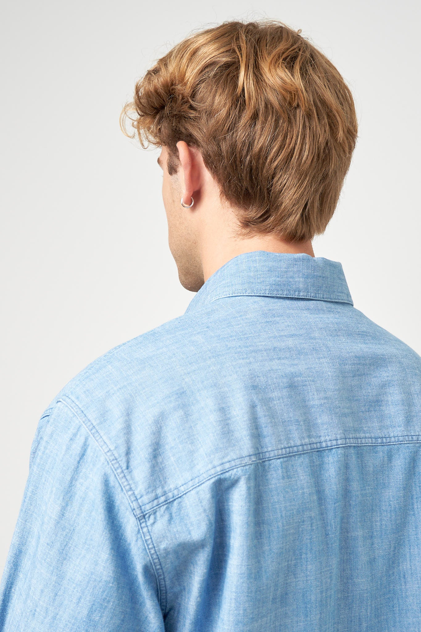 Note Shirt Mid Blue Online Hot Salg