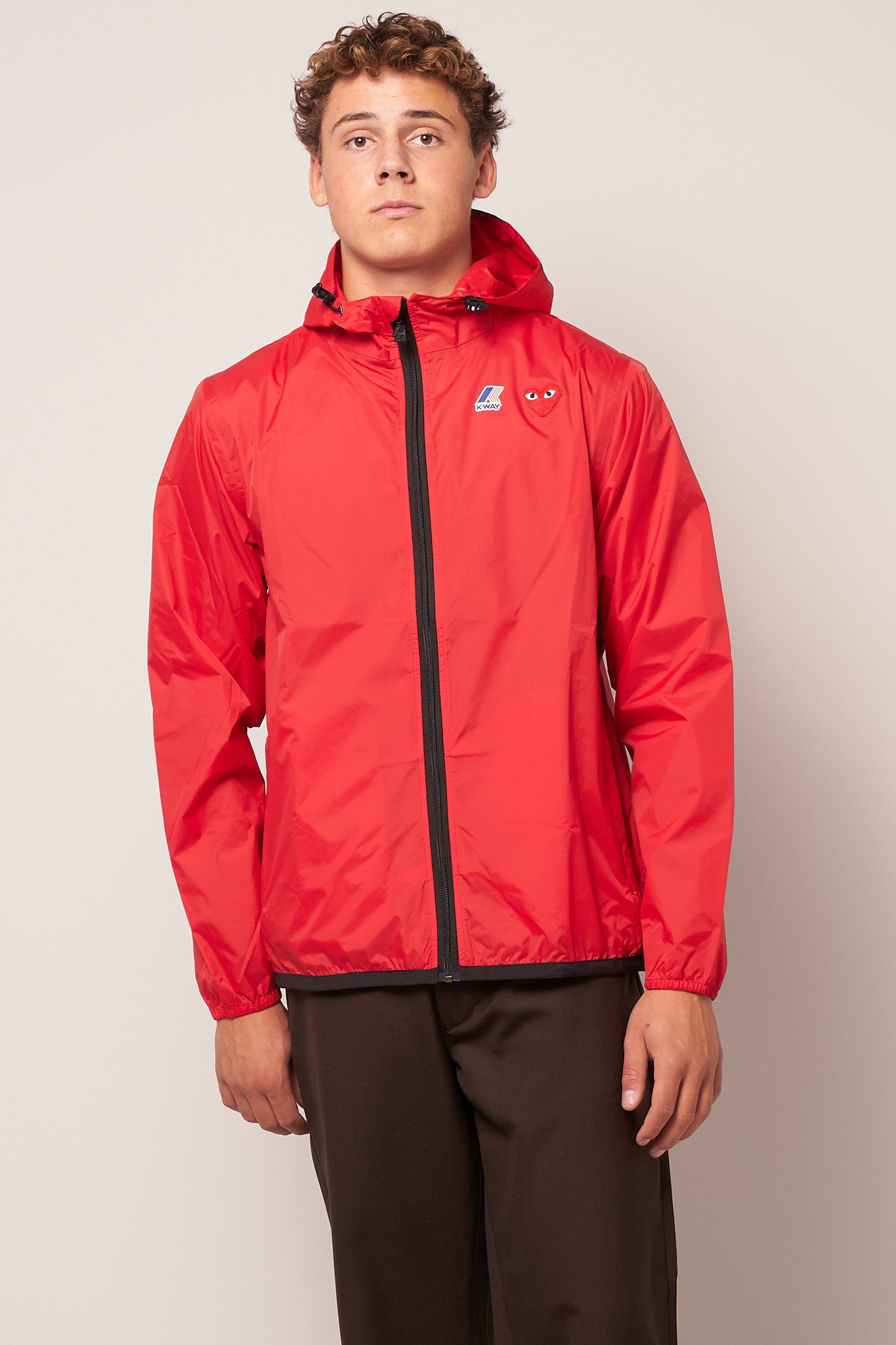 K-Way Hoodie Full Zip Red