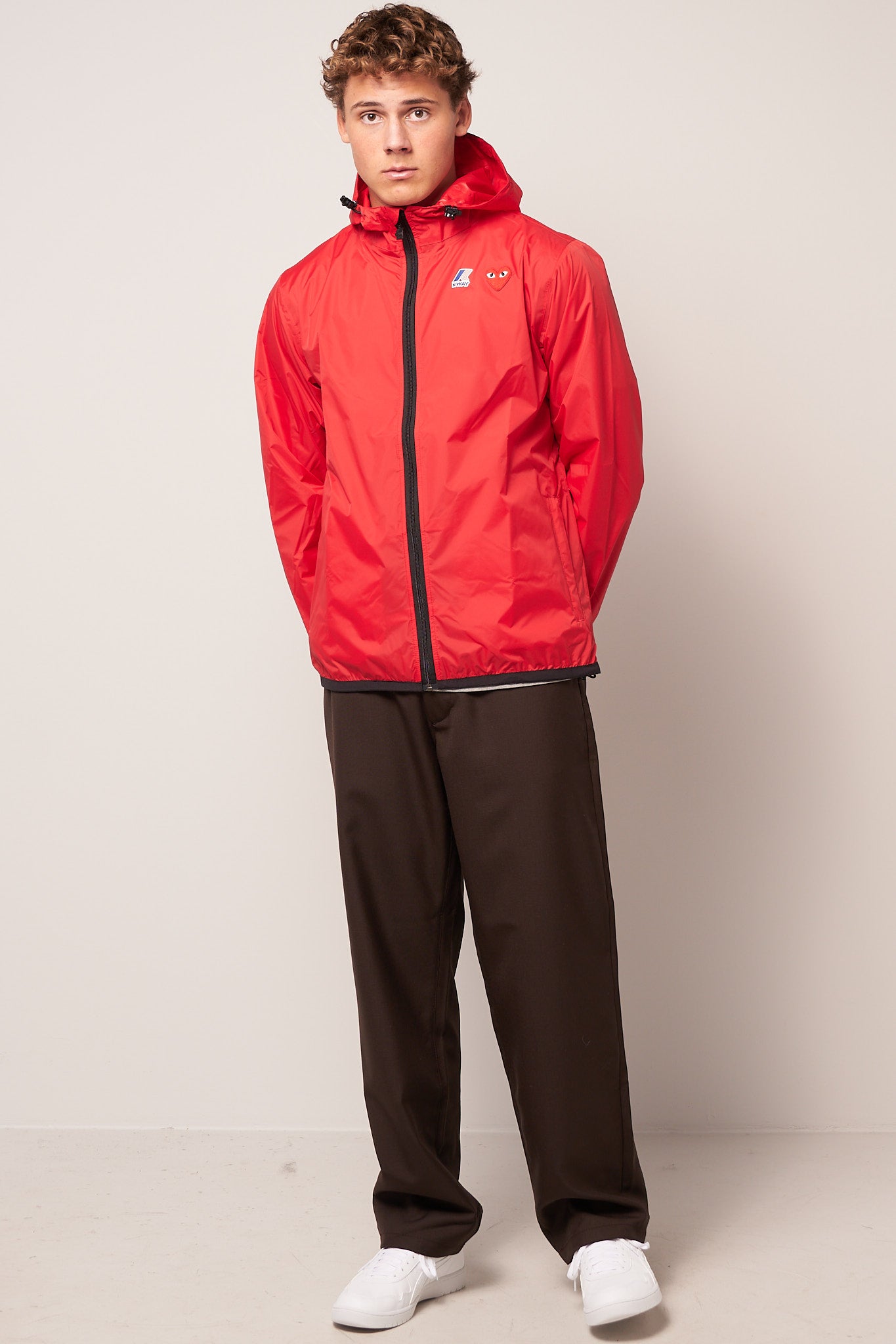 K-Way Hoodie Full Zip Red