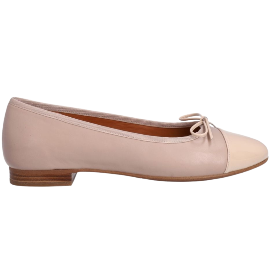 Billi Bi A6021 Ballerina Beige Patent / Beige Nappa