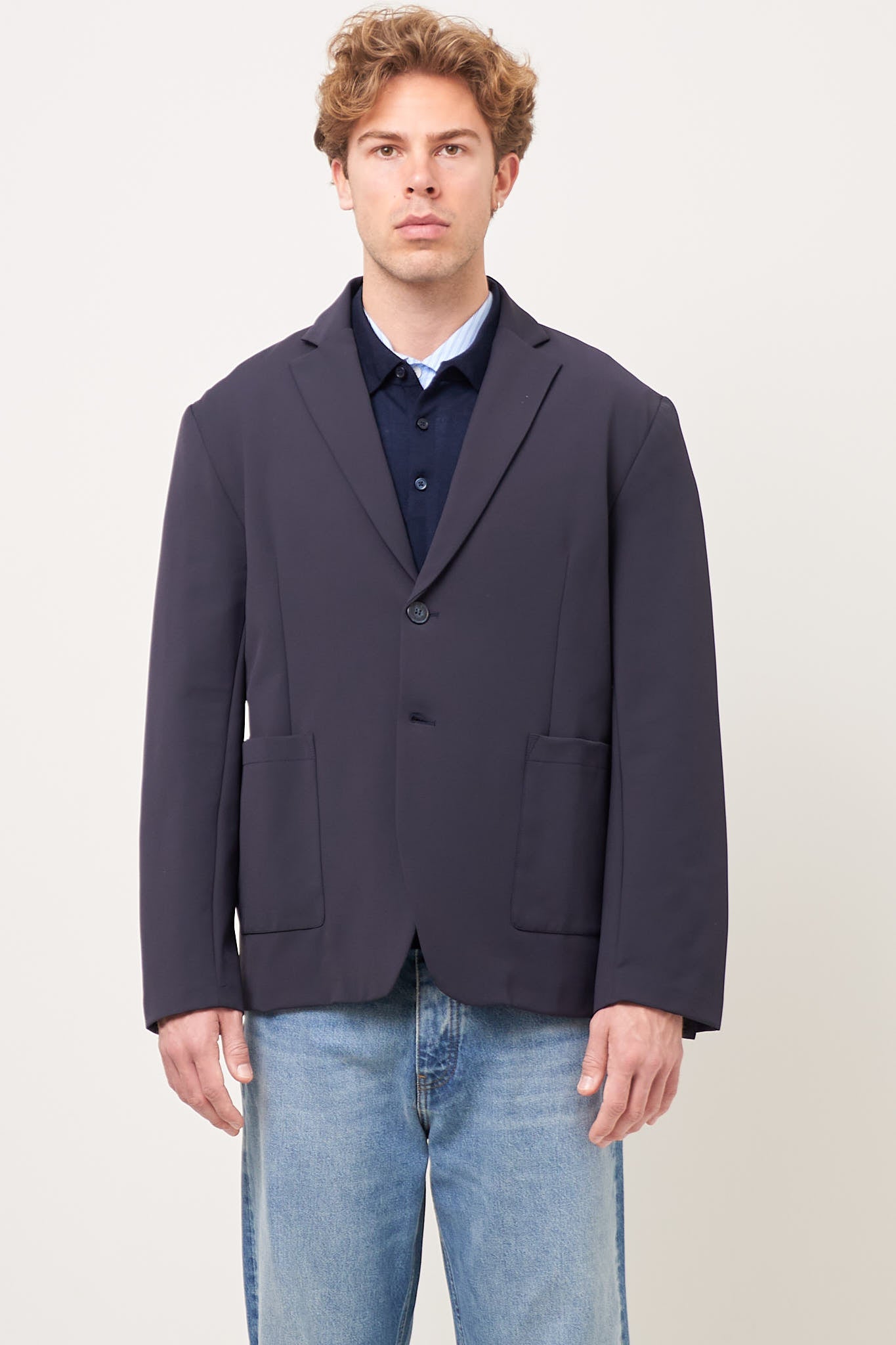 Oscar Tech Suit Jacket Navy