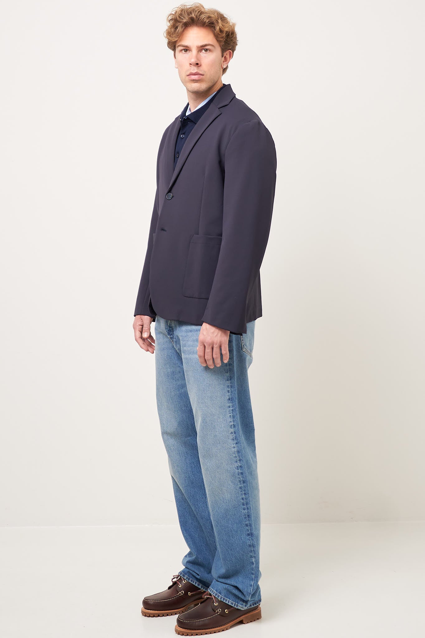 Oscar Tech Suit Jacket Navy