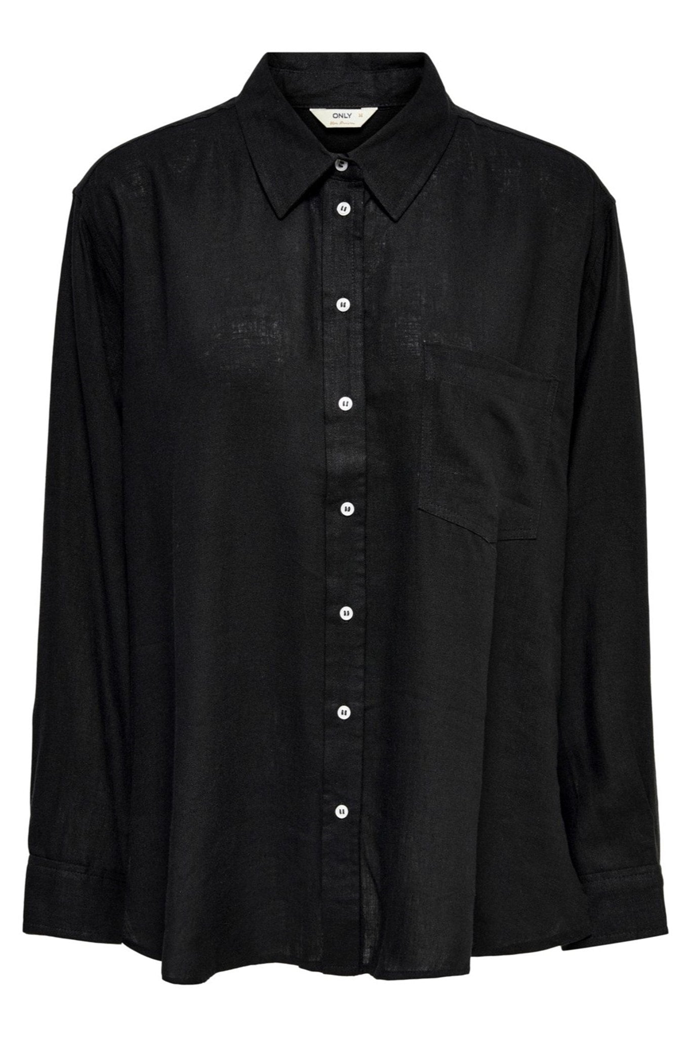 Tokyo Linen Skjorte - Sort
