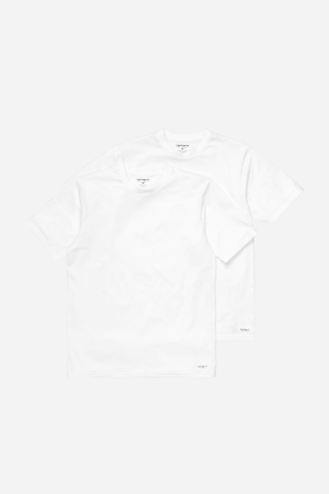 2 Pack Standard Crew Neck T-Shirt White
