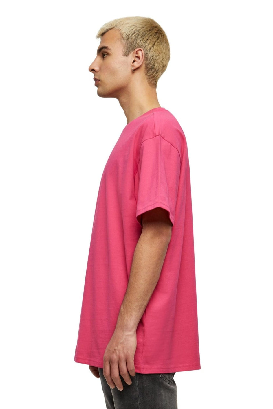 Heavy Oversized T-shirt - Hibiskus Pink