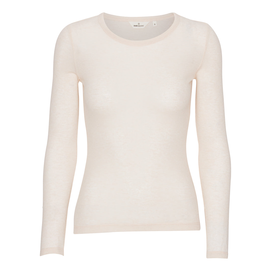 Basic Apparel Lublina Bluse Natural Melange