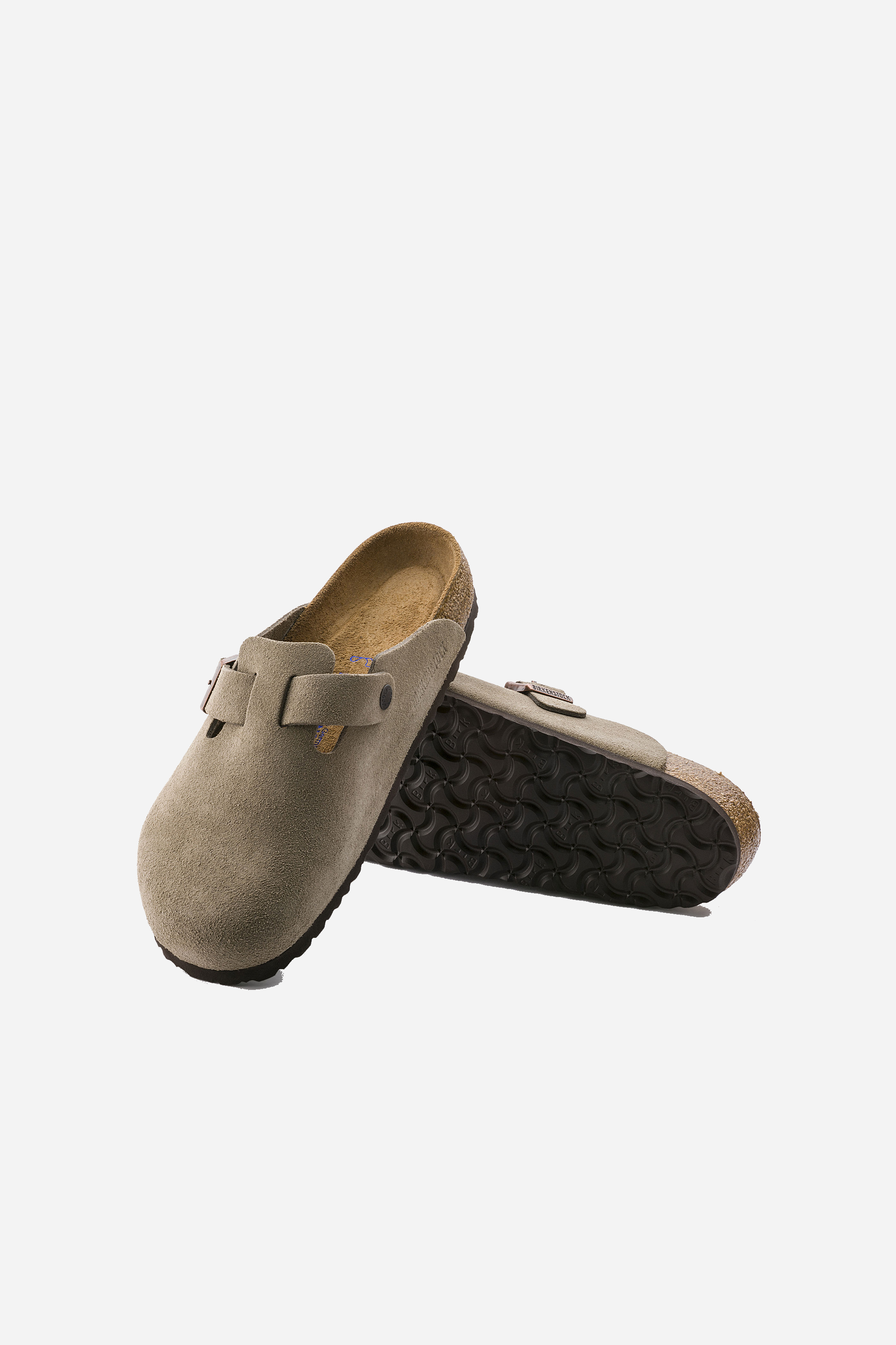 Boston Narrow Fit Suede Taupe