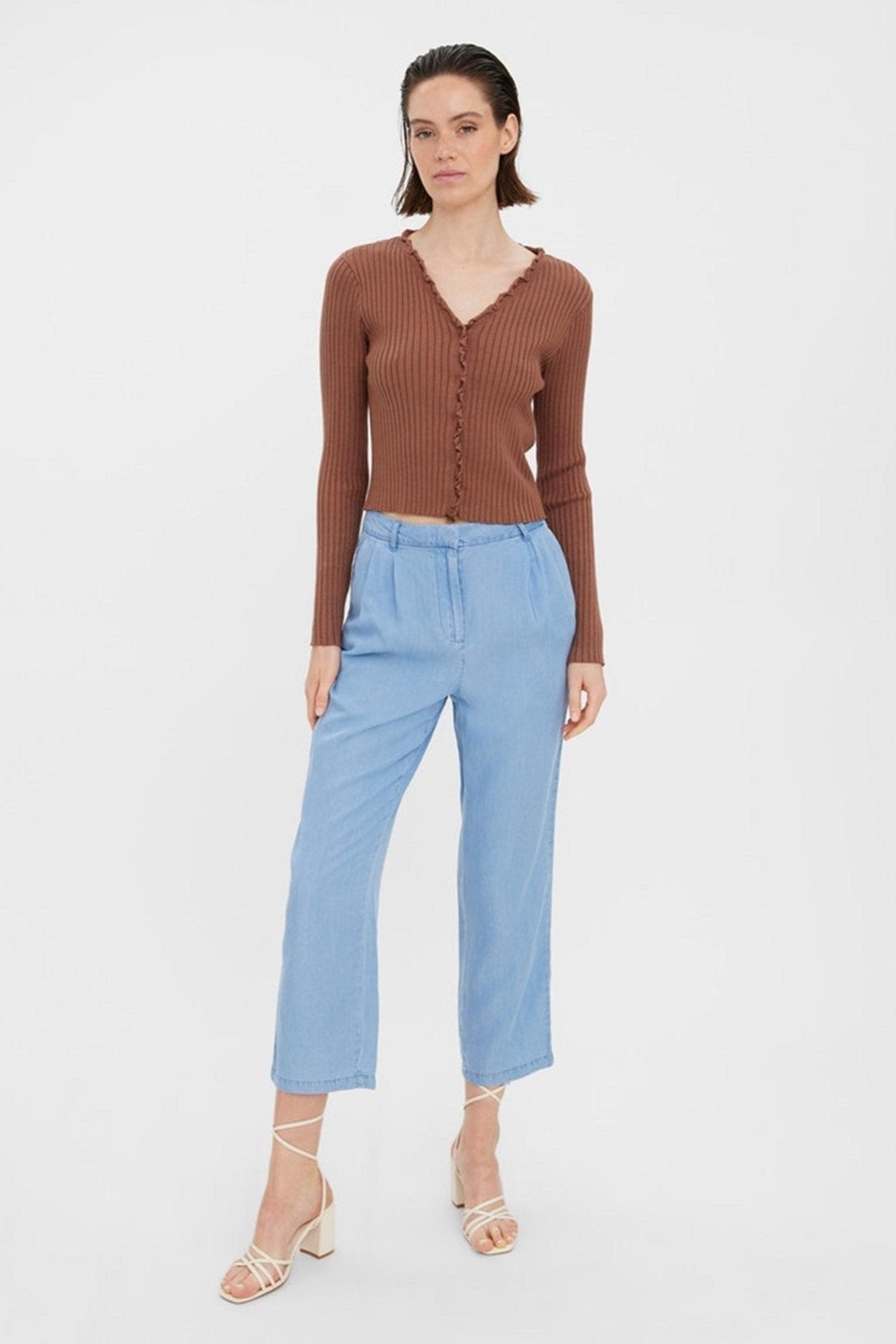 Elly Frill Cardigan - Aztec Online