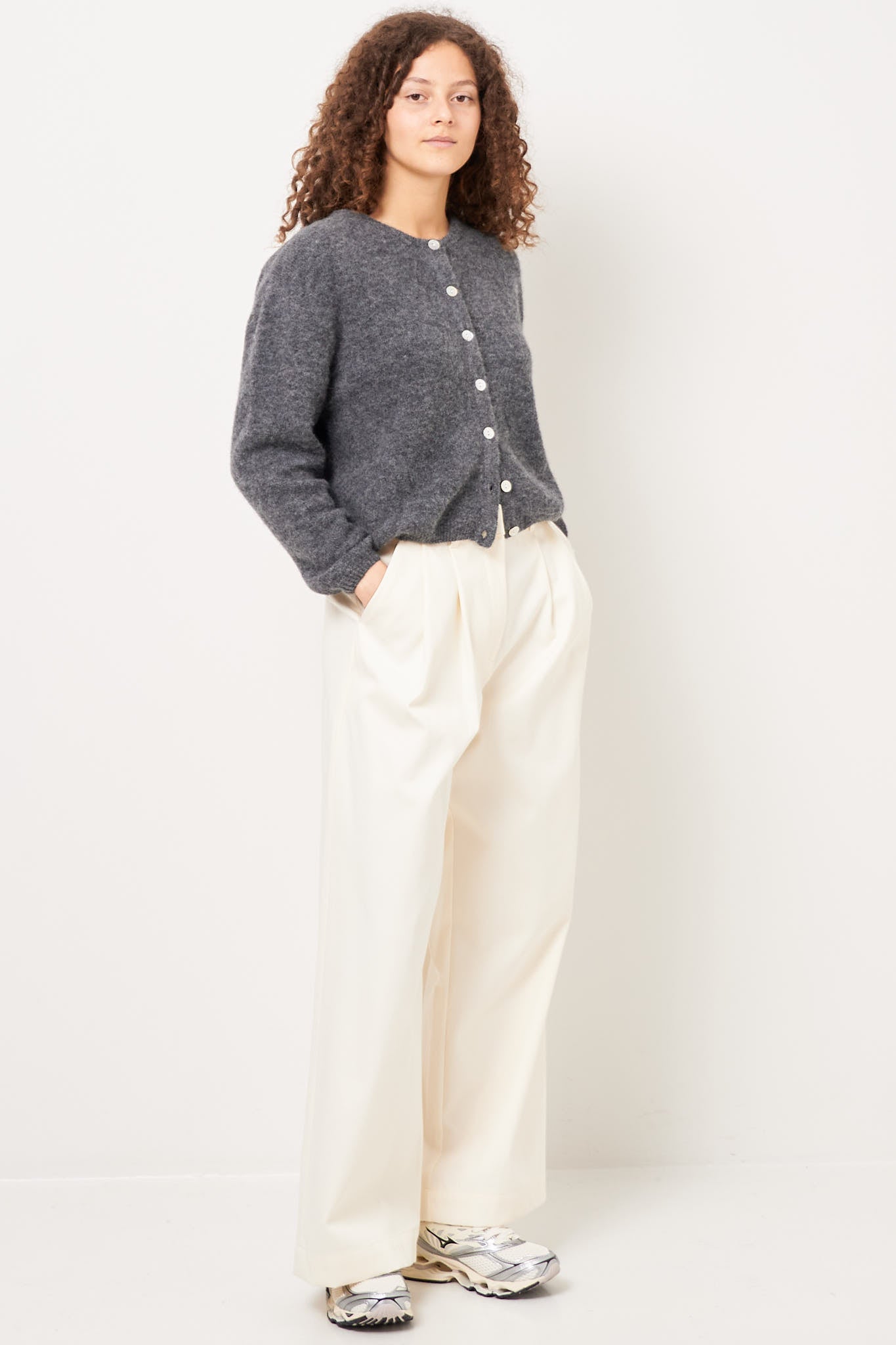 Gozzy Pants Mother Of Pearl
