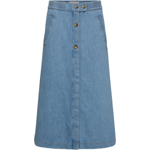 Mos Mosh Marti Denim Nederdel Light Blue