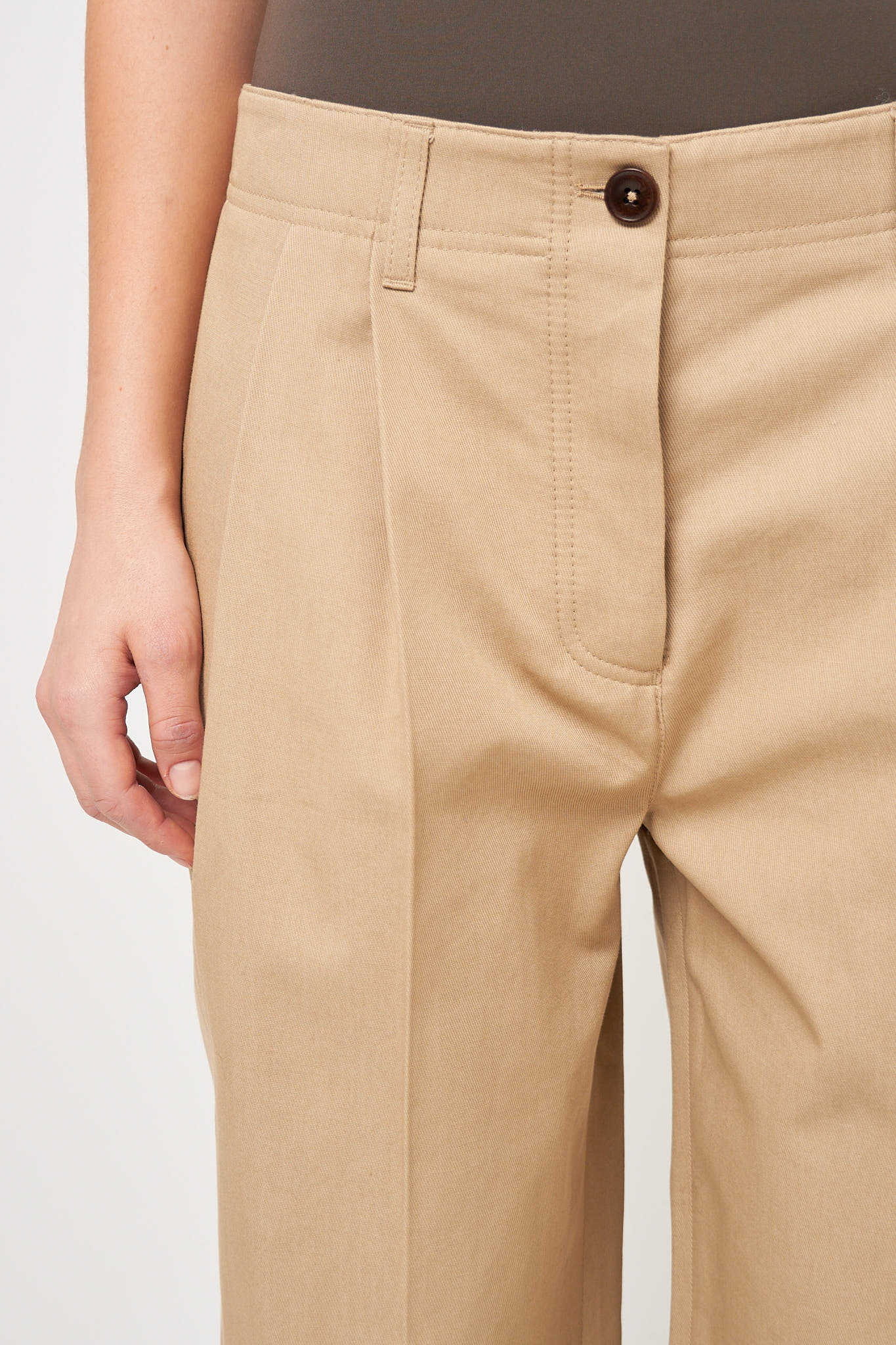 Relaxed Chino Trousers Desert
