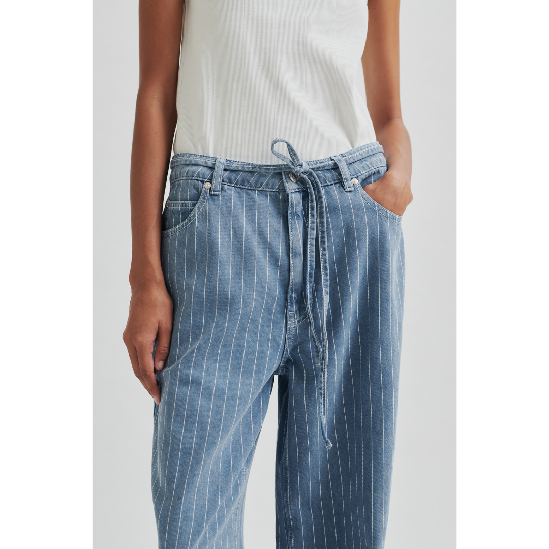 Second Female Layne Jeans Light Blue Denim Online salg