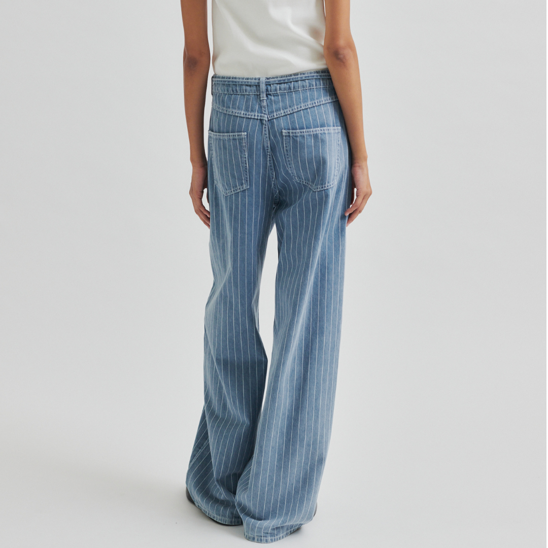Second Female Layne Jeans Light Blue Denim Online salg