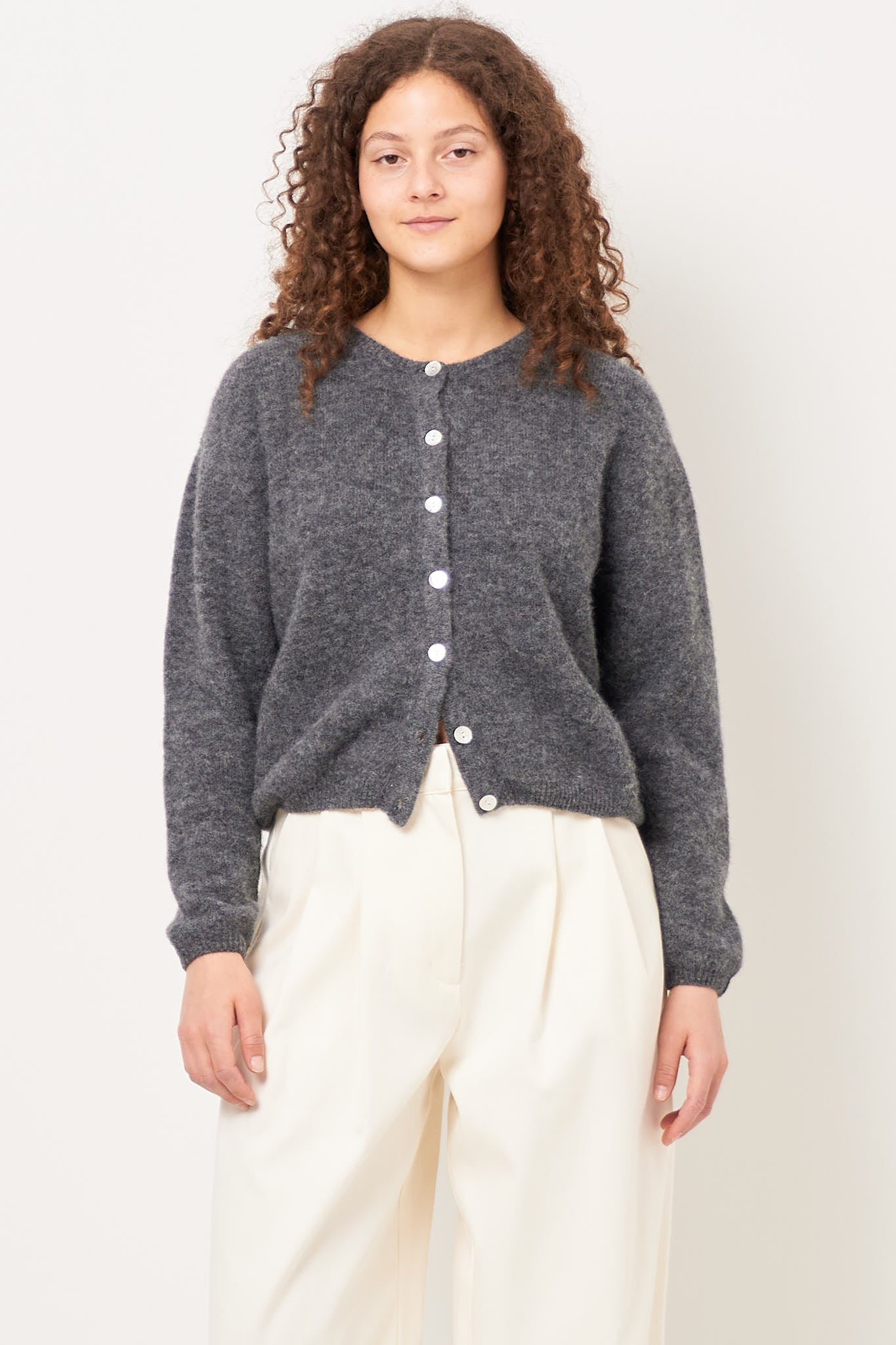 Vitow Cardigan Steel Melange