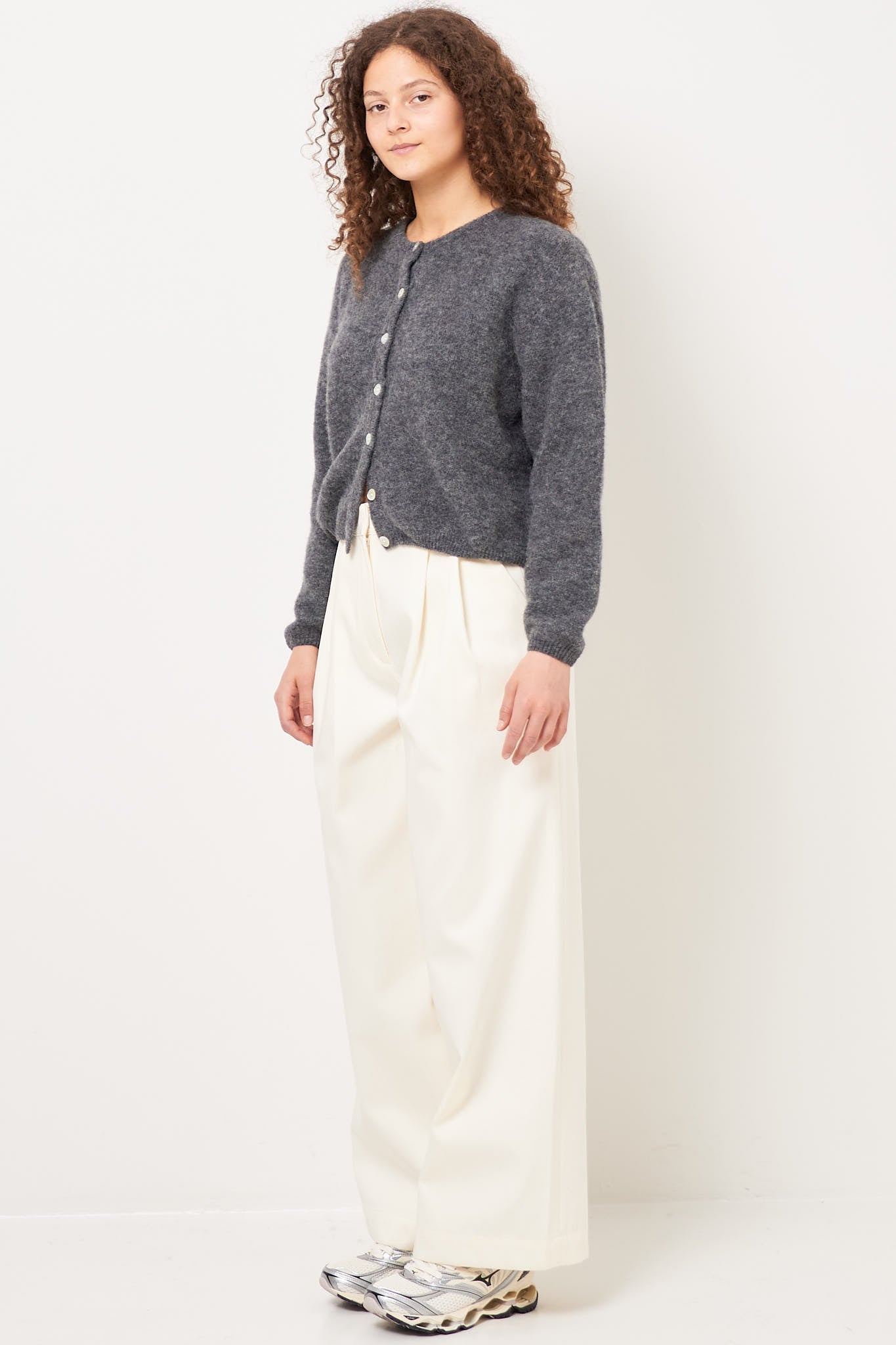 Vitow Cardigan Steel Melange