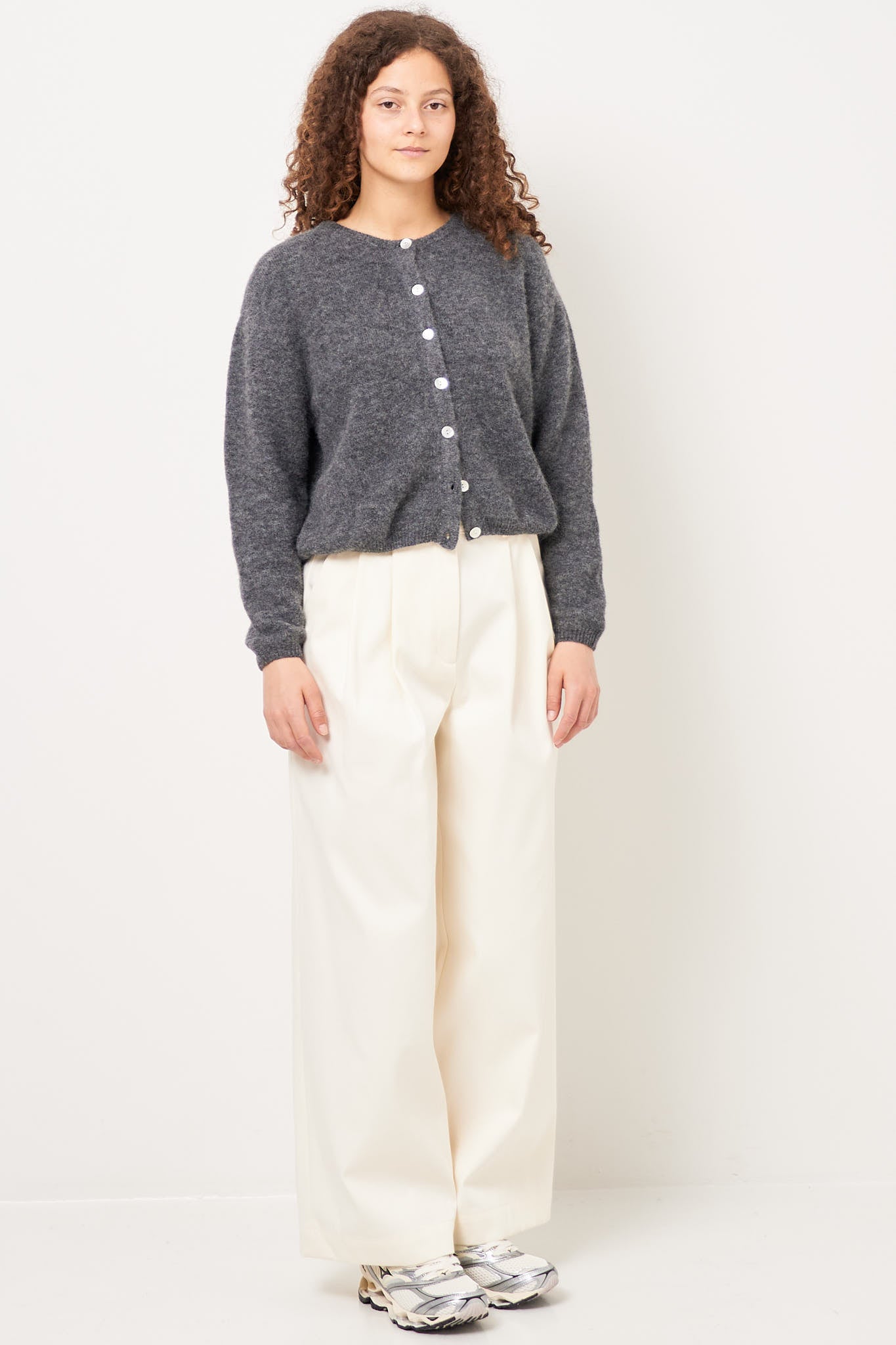 Vitow Cardigan Steel Melange