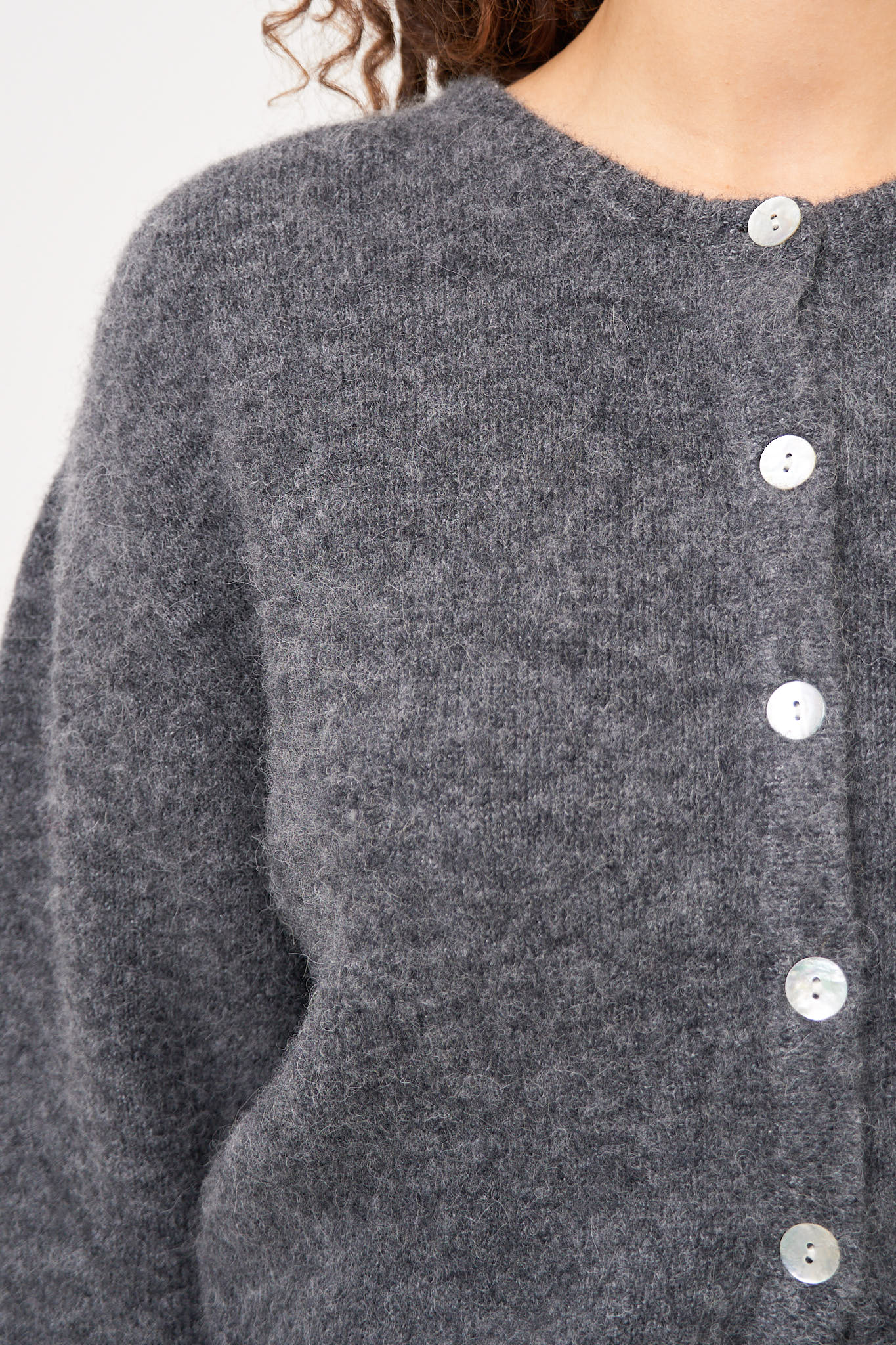 Vitow Cardigan Steel Melange